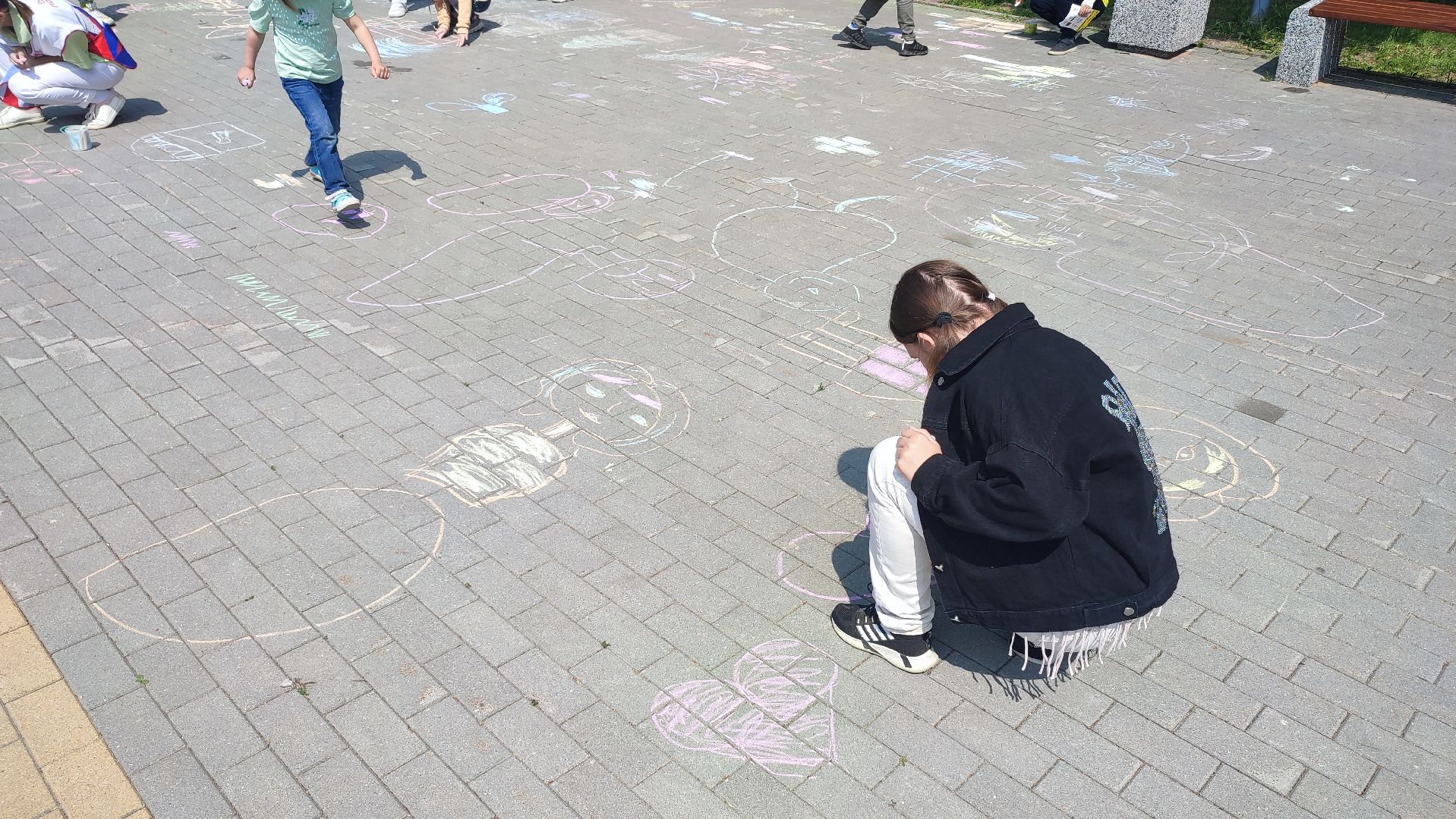 Кашира, парк, праздник, аквагрим, волонтёры