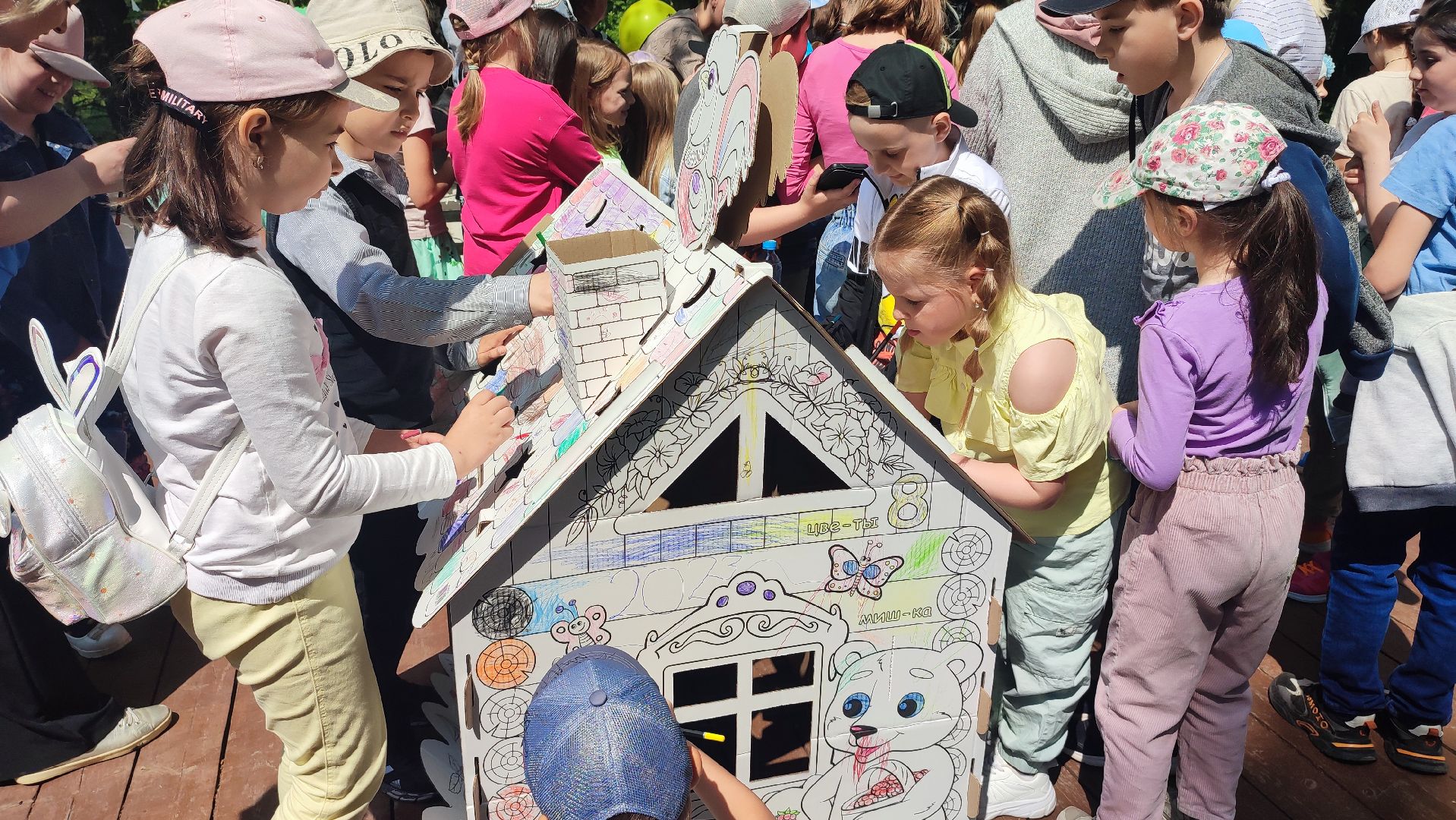 Кашира, парк, праздник, аквагрим, волонтёры