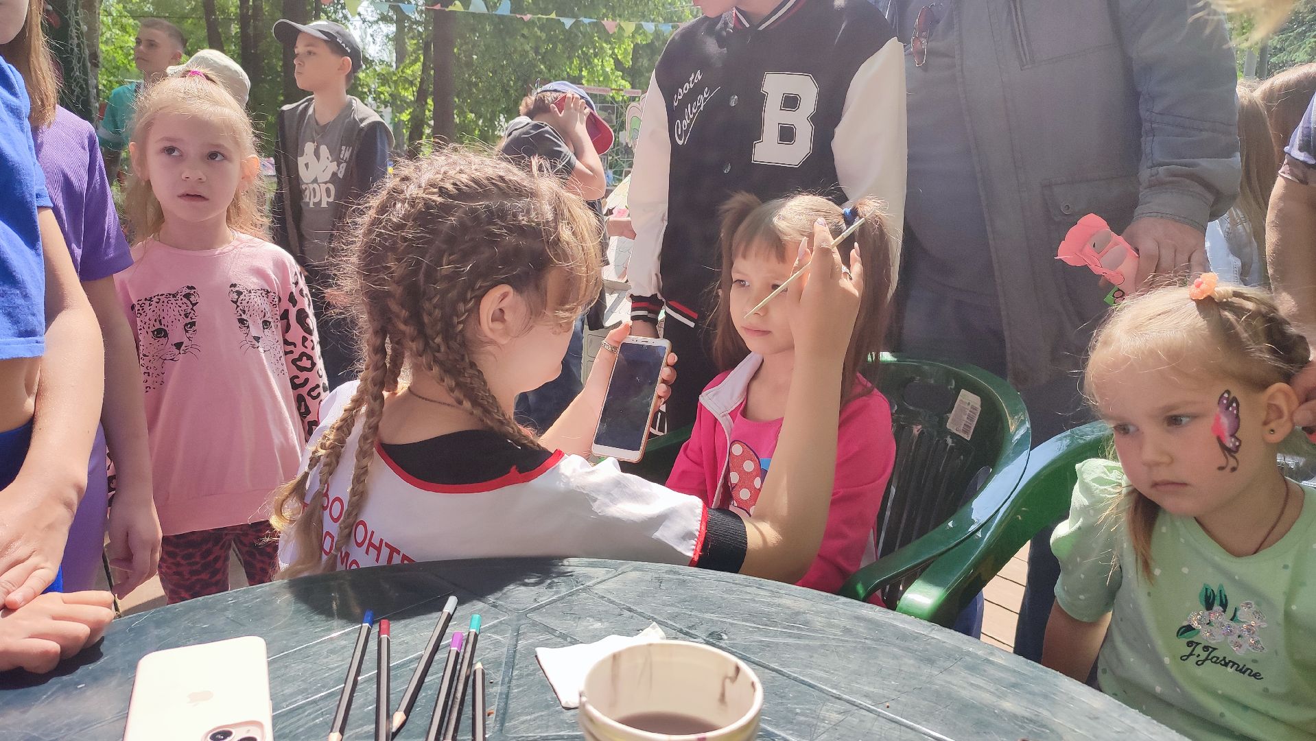 Кашира, парк, праздник, аквагрим, волонтёры