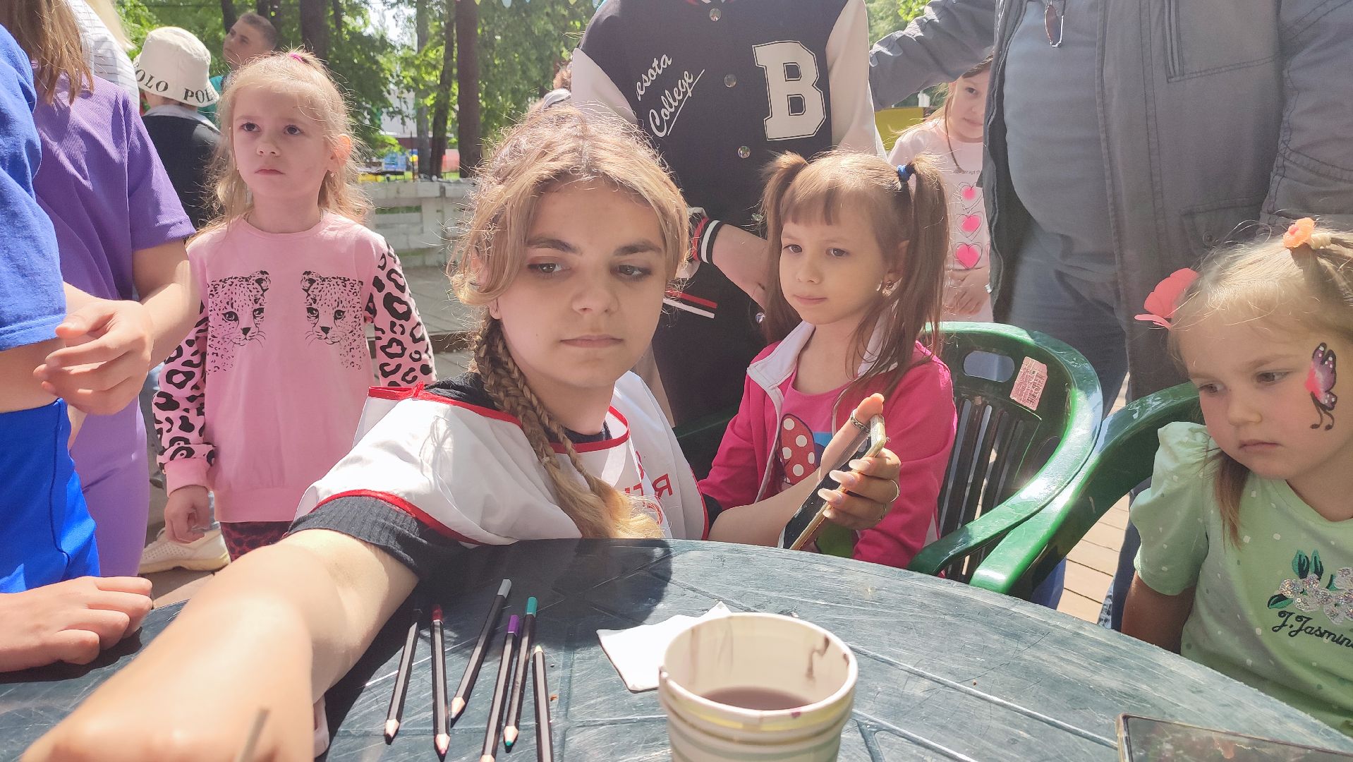 Кашира, парк, праздник, аквагрим, волонтёры