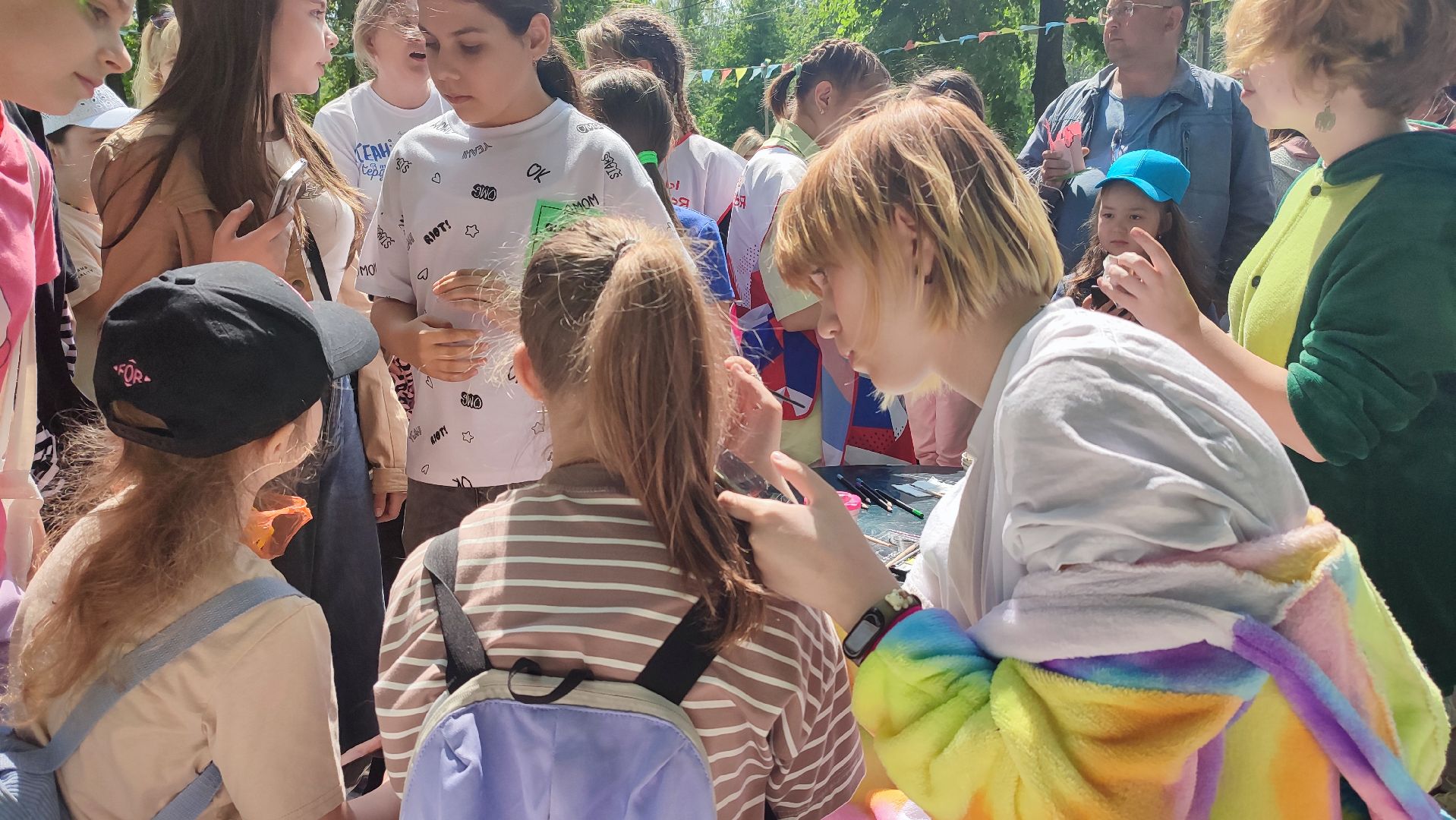 Кашира, парк, праздник, аквагрим, волонтёры