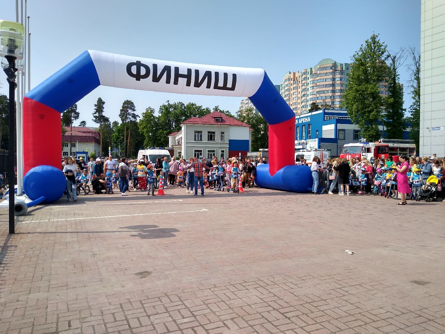 Раменское, спорт, детский заезд на беговелах и самокатах