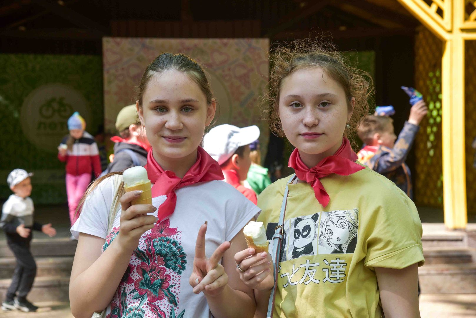 Химки, дети, праздник, мороженое