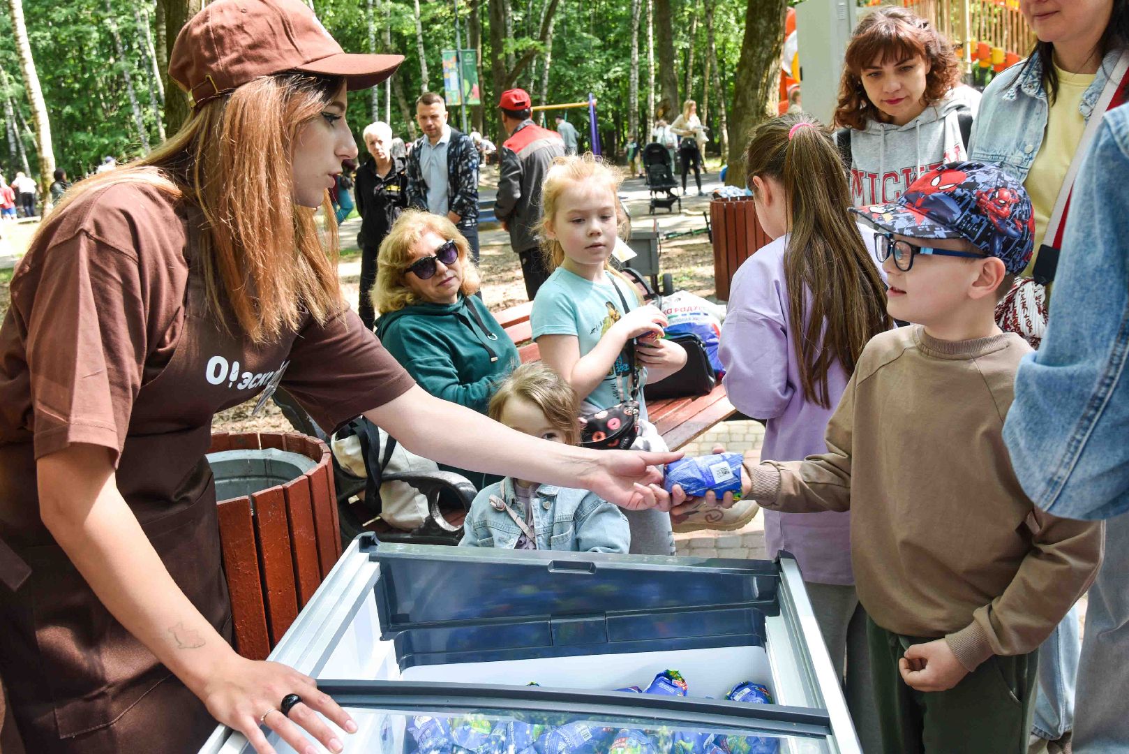Химки, дети, праздник, мороженое