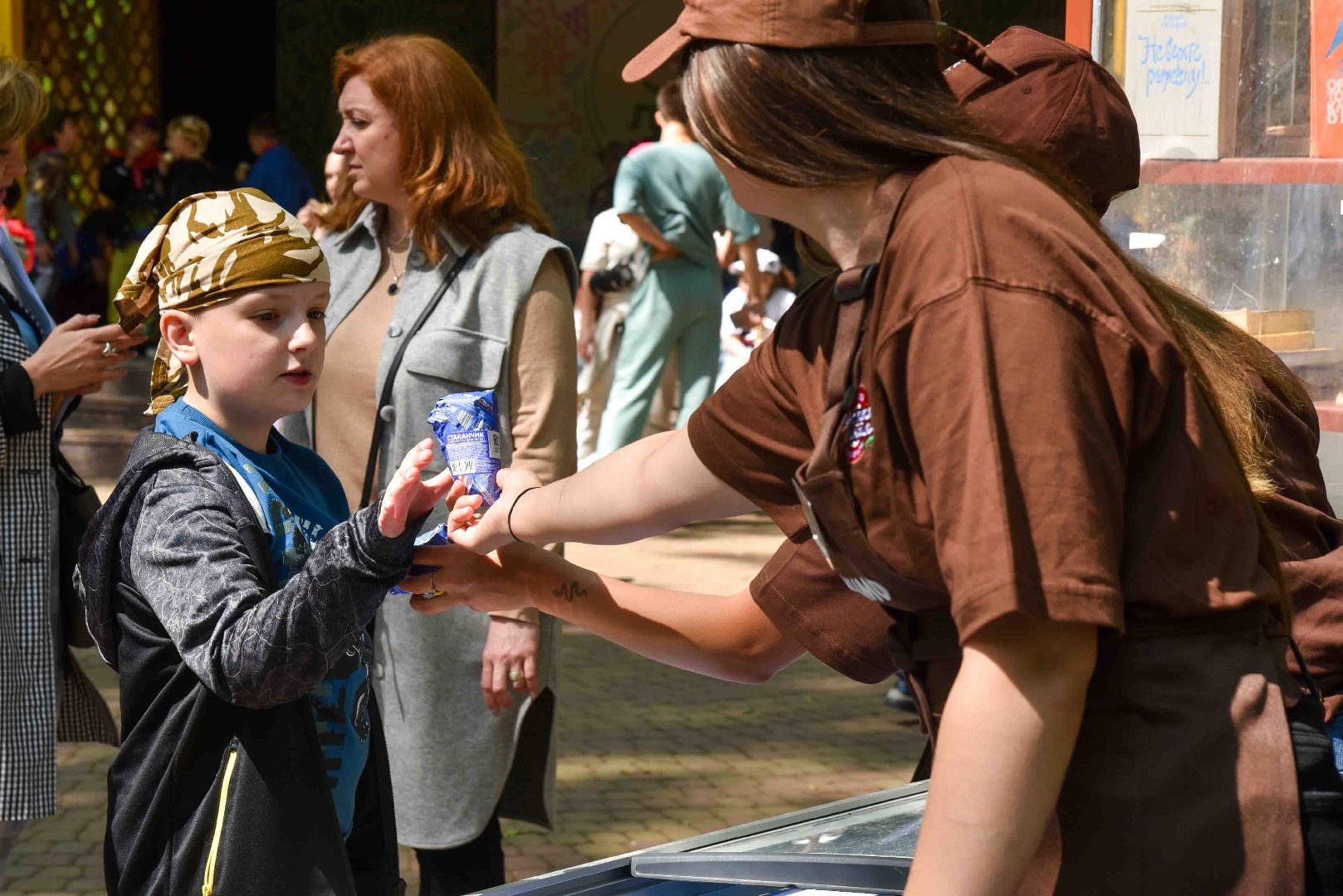 Химки, дети, праздник, мороженое