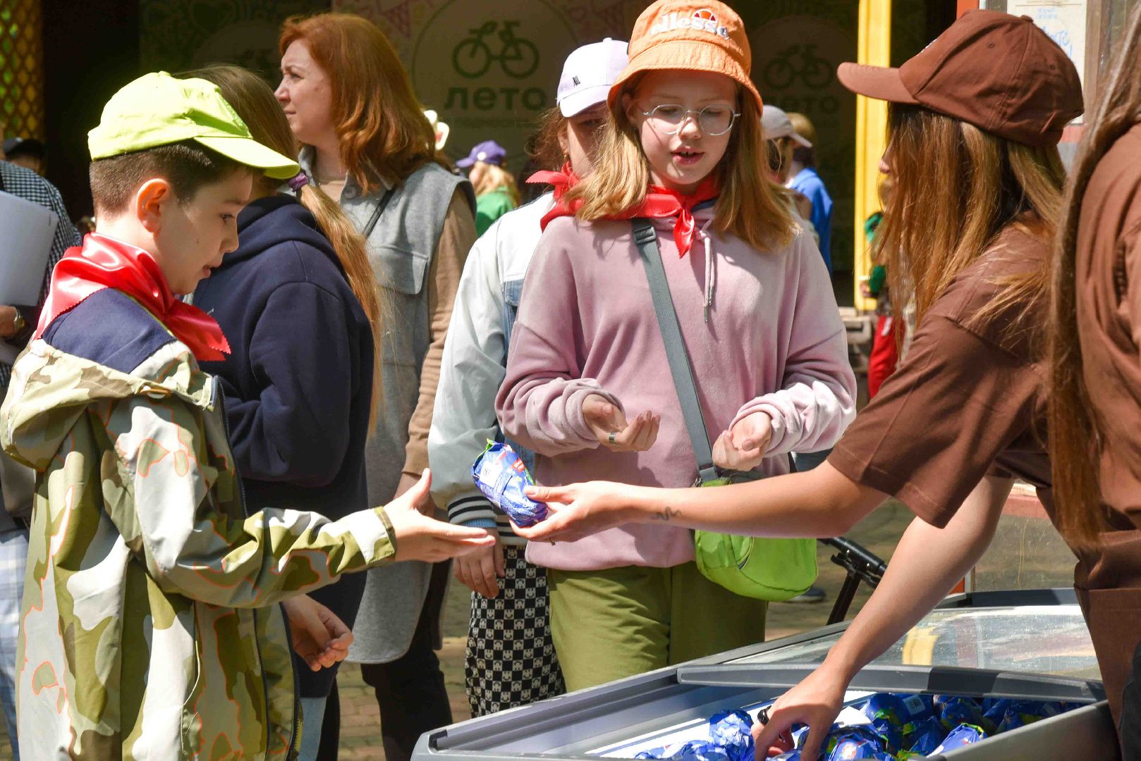 Химки, дети, праздник, мороженое