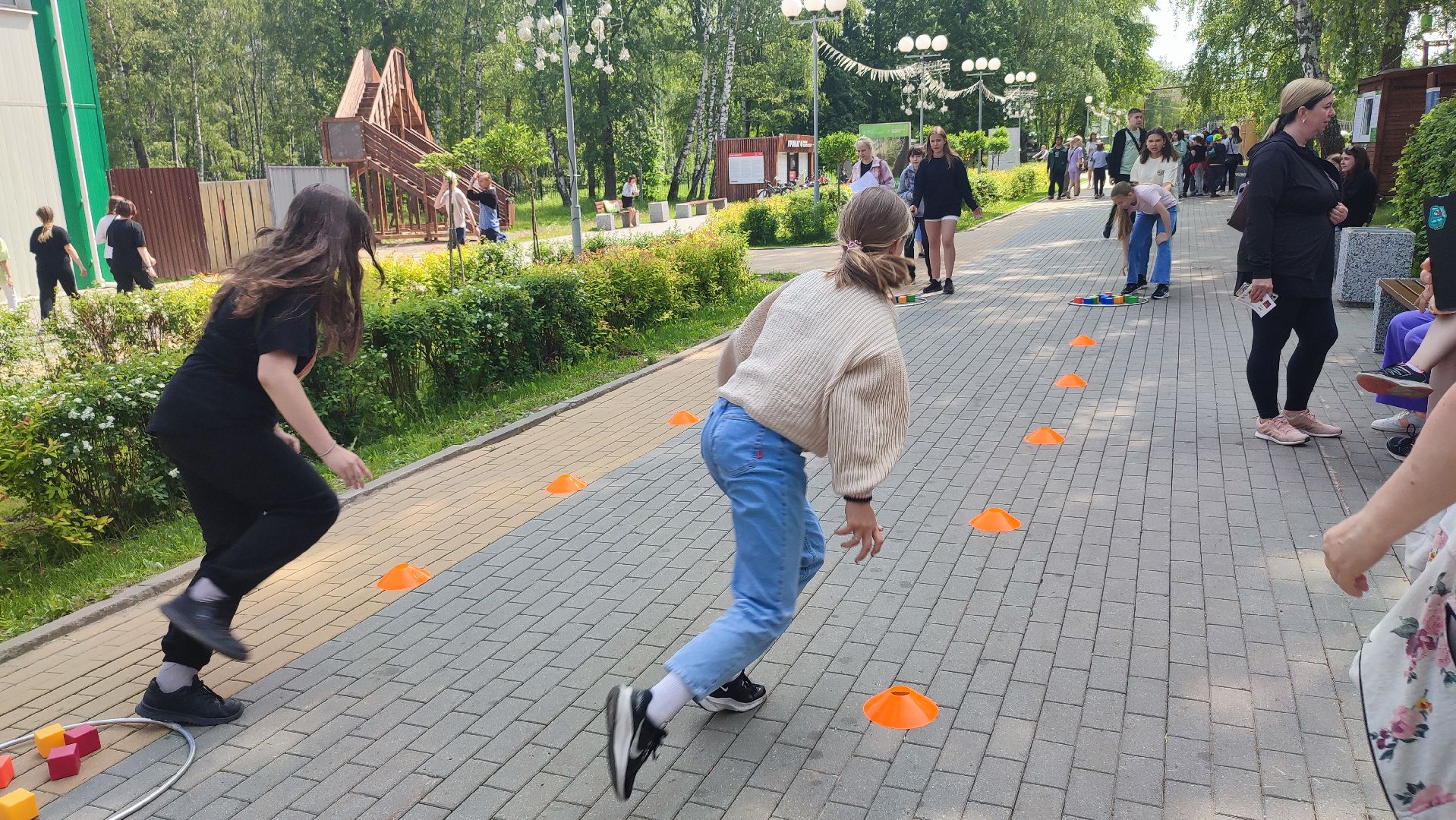 Кашира, парк, праздник, танцы, Джига-Дрыга