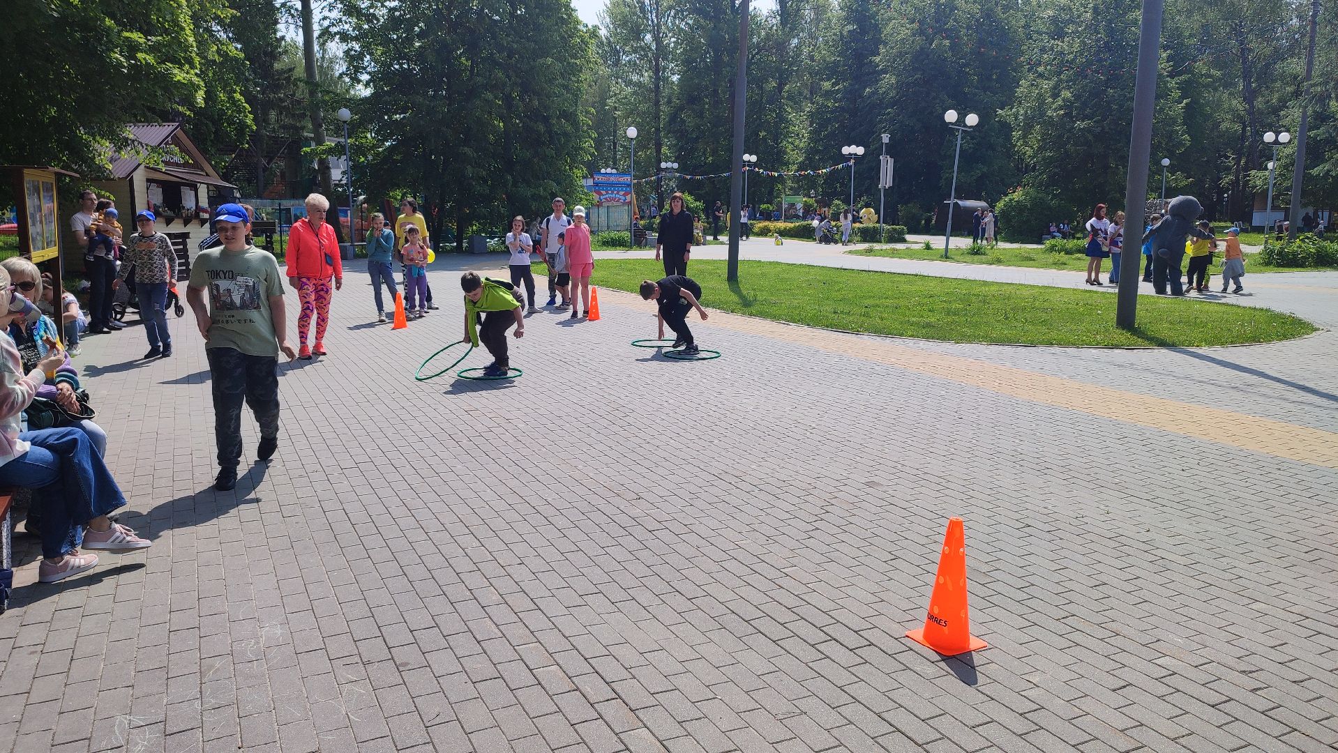 Кашира, парк, праздник, танцы, Джига-Дрыга