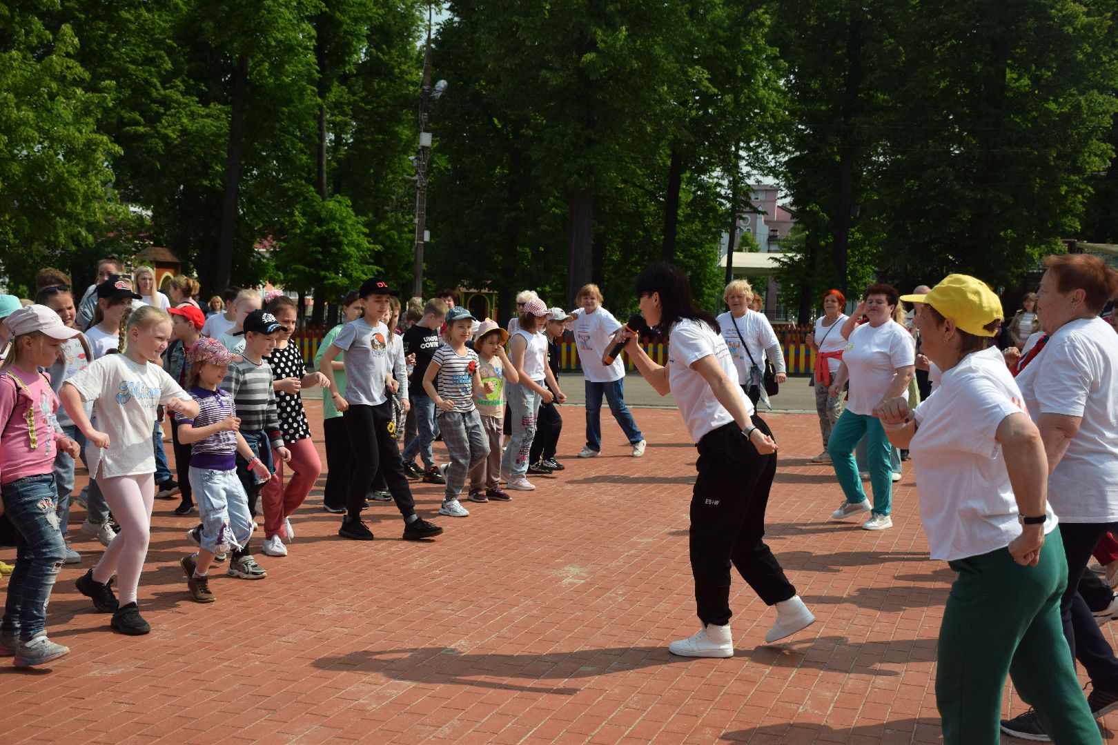 Павловский Посад, городской округ Павловский Посад, спорт, лето, зарядка
