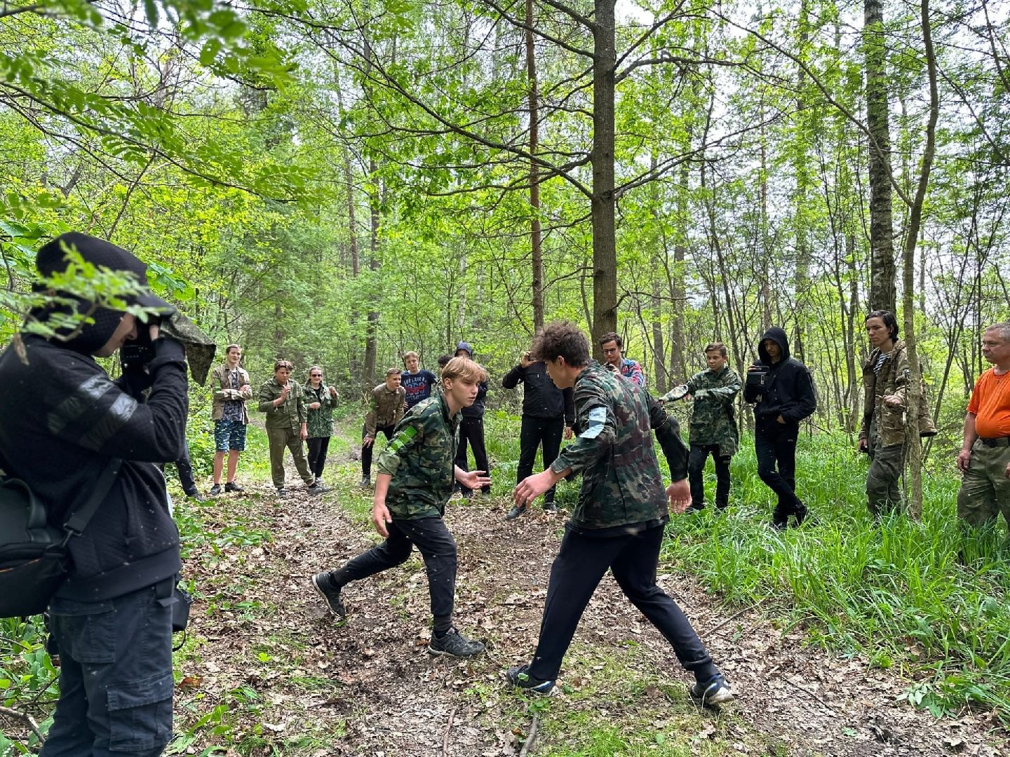 Шатура, награждение, захват флага, парк