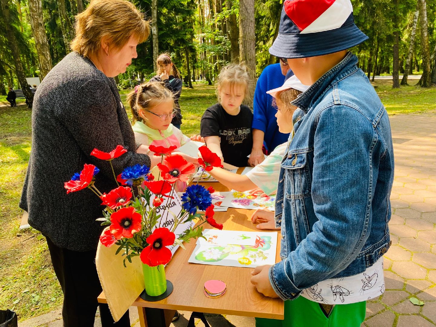 Домодедово, дети, день защиты детей, летний читальный зал, библиотека