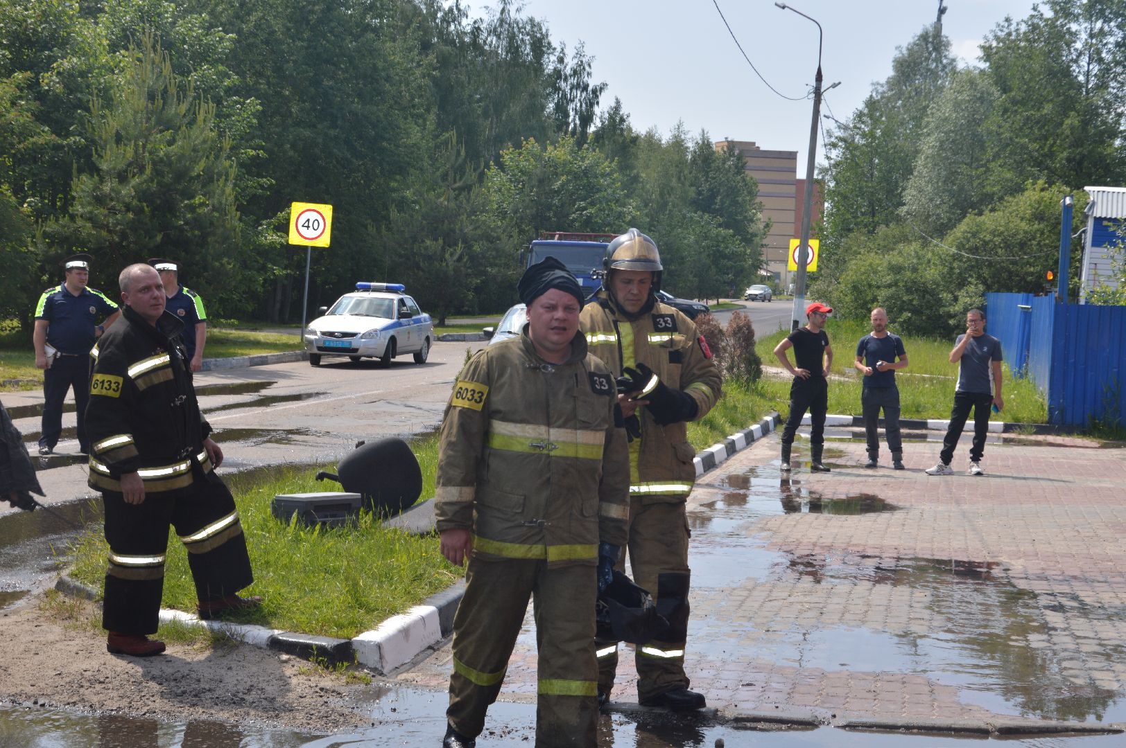 Шатура, ЧП, пожар, сгорел автосервис.