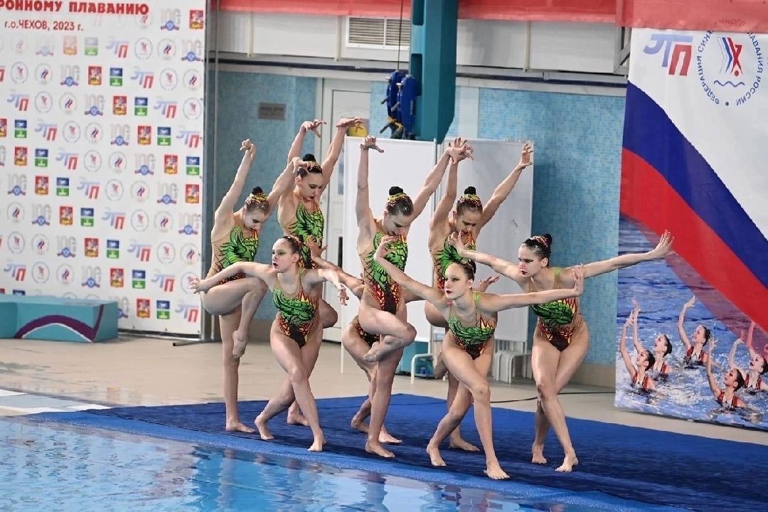 Синхронное плавание, Первенство России, детский спорт, Чехов