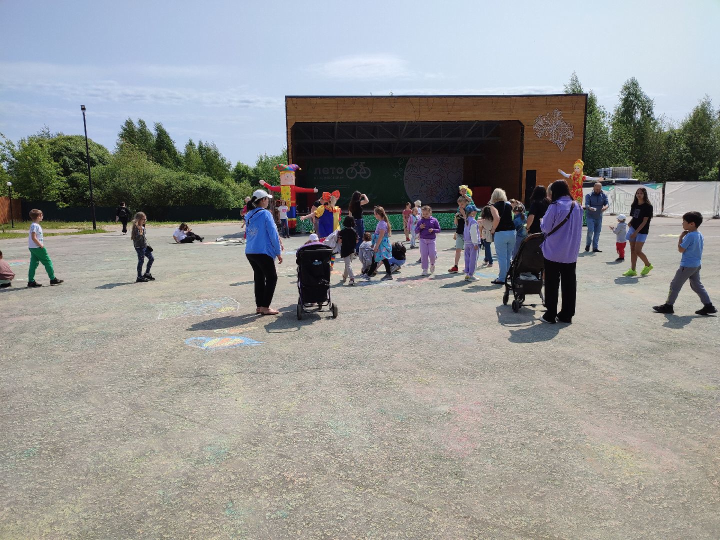 #КонкурсРисунков, #1июня, #дети, #лето, #асфальт, #ПаркПобеды, #Талдом