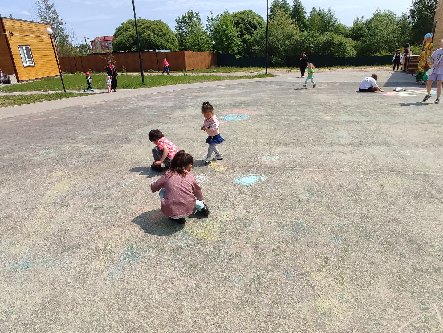 #КонкурсРисунков, #1июня, #дети, #лето, #асфальт, #ПаркПобеды, #Талдом