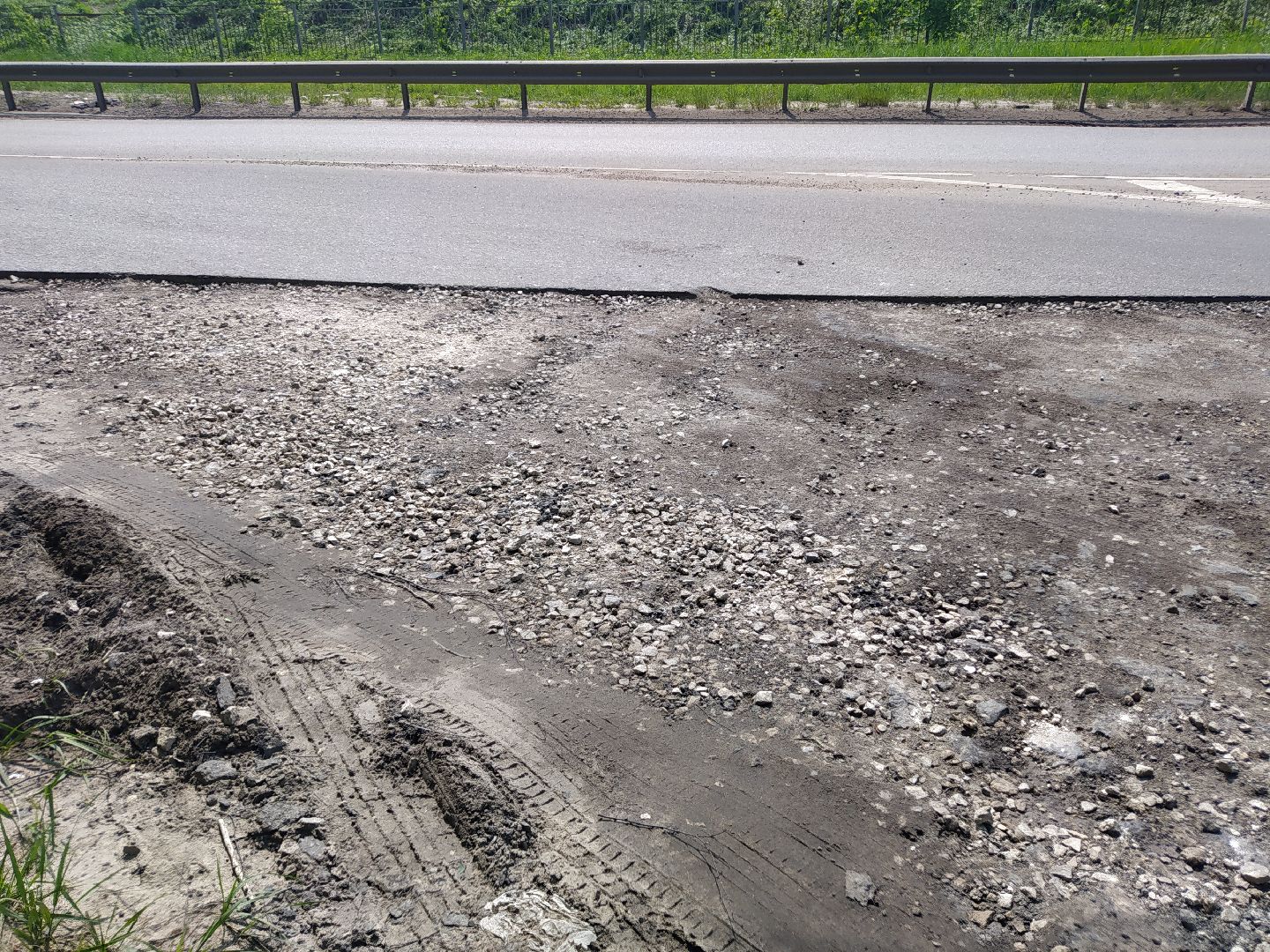 Асфальт, замена, дорога, город