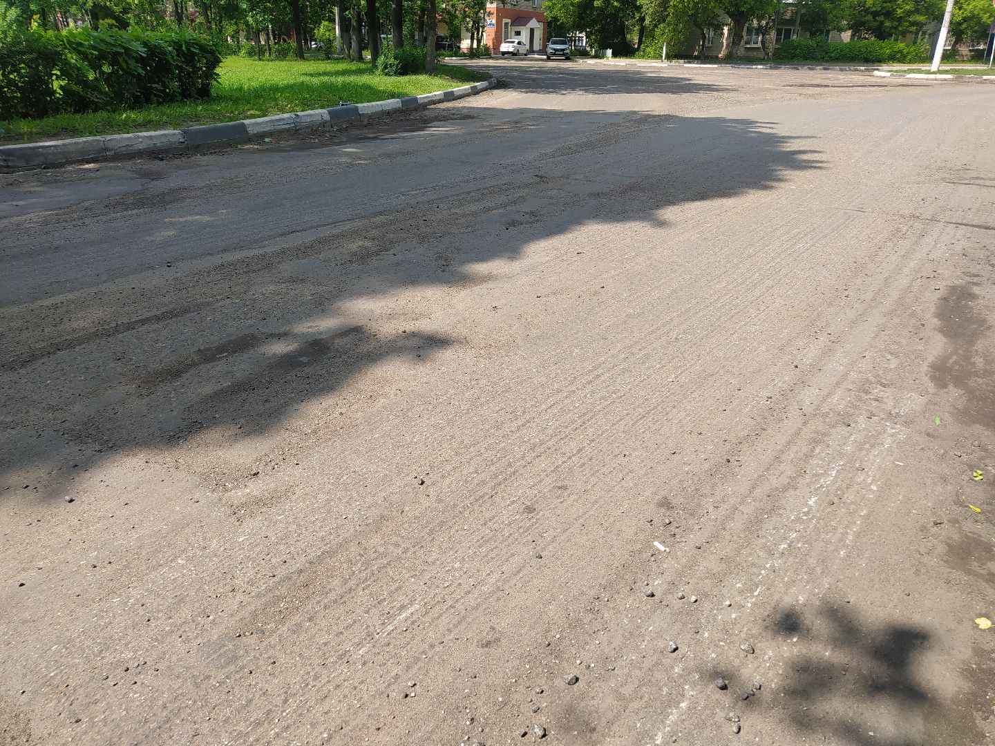 Асфальт, замена, дорога, город