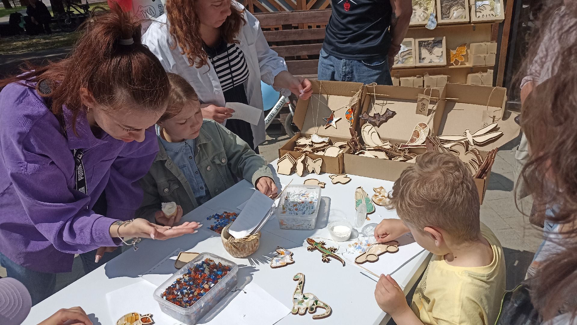 Серпухов, Подмосковье, дети, парк, лето, мастеркласс