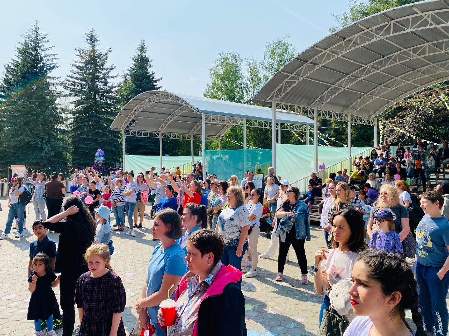 Домодедово, парк Елочки, концерт, ансамбль, творчество, дети