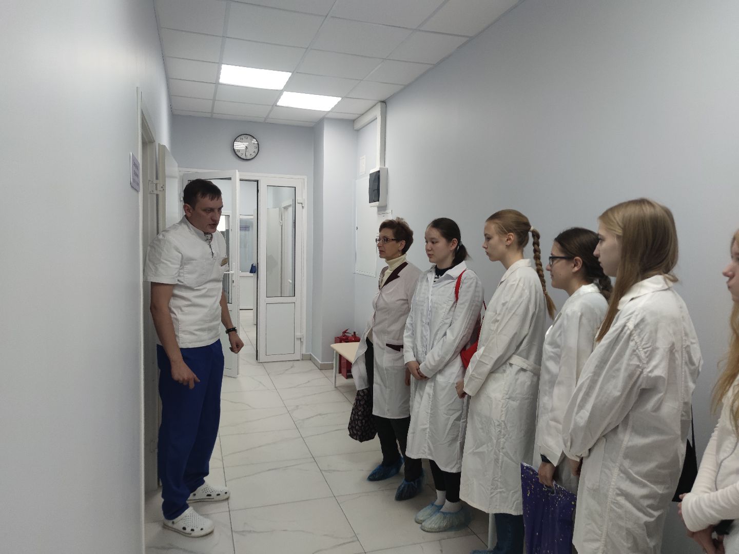 Летняя практика, ФБУЗ МСЧ №9 ФМБА России, школьники, Дубна