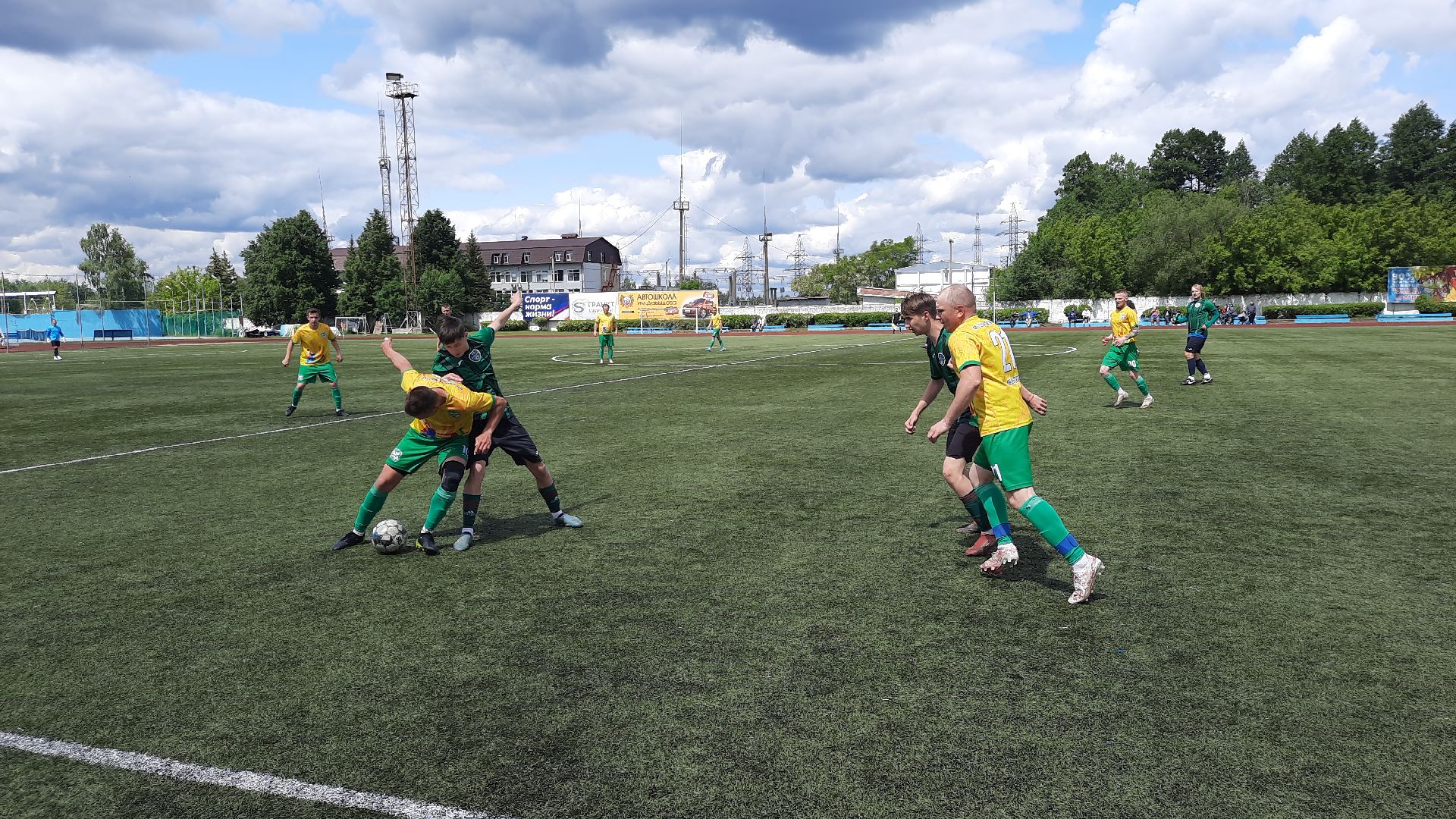 Шатура, спорт, футбол, Энергия, стадион, Данила-Мастер, НеоФарм