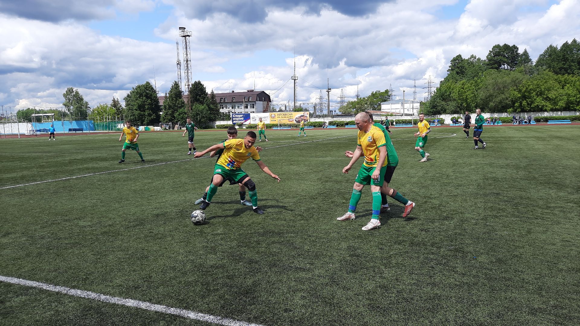 Шатура, спорт, футбол, Энергия, стадион, Данила-Мастер, НеоФарм