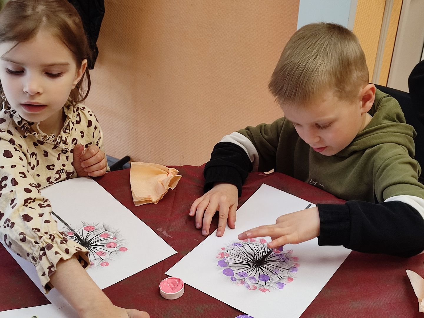 #мастеркласс, #талдом, #паркпобеды, #рисование, #пальчиковыекраски, #одуванчики