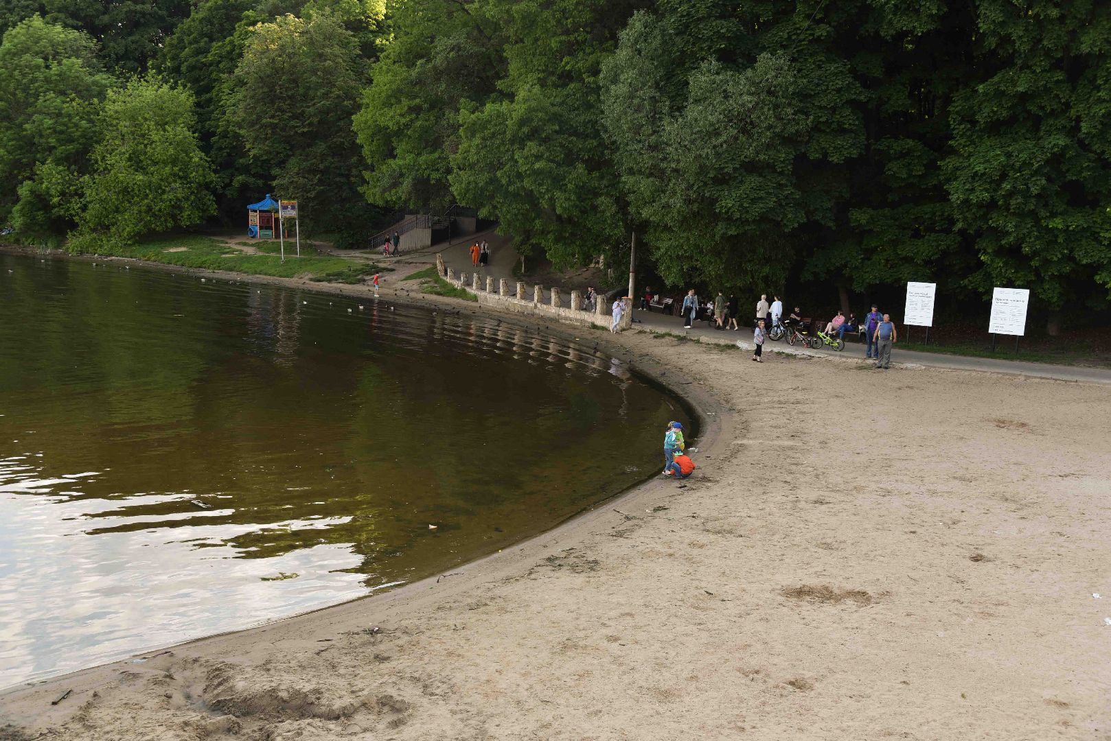 Химки, пляж, загар