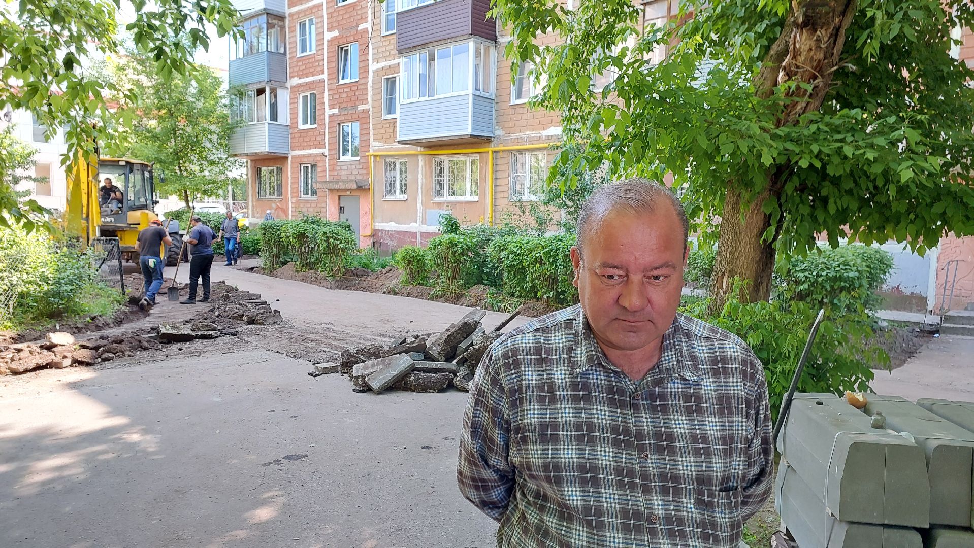 двор, благоустройство, асфальт, дороги, бордюры, серпухов,