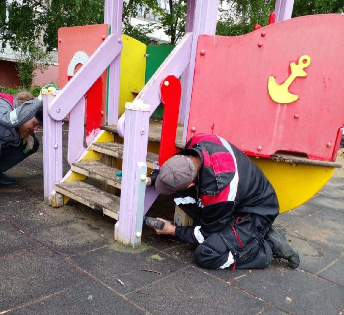 благоустройство, детская площадка, жители