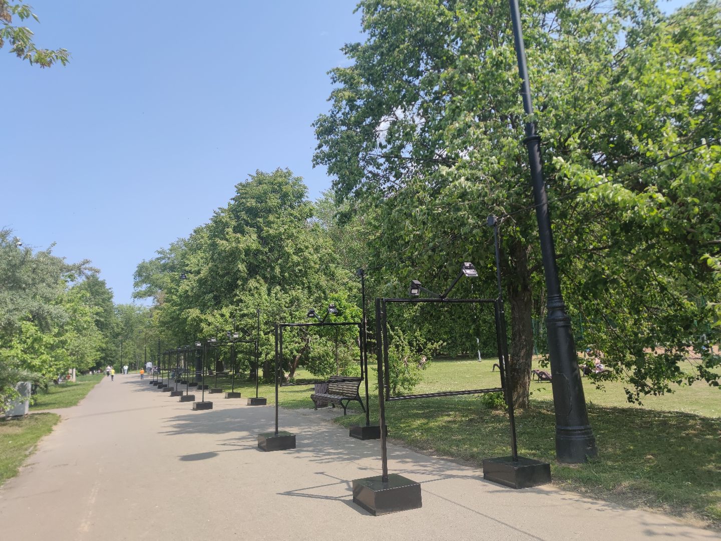 Выставка, подготовка, набережная, Дубна