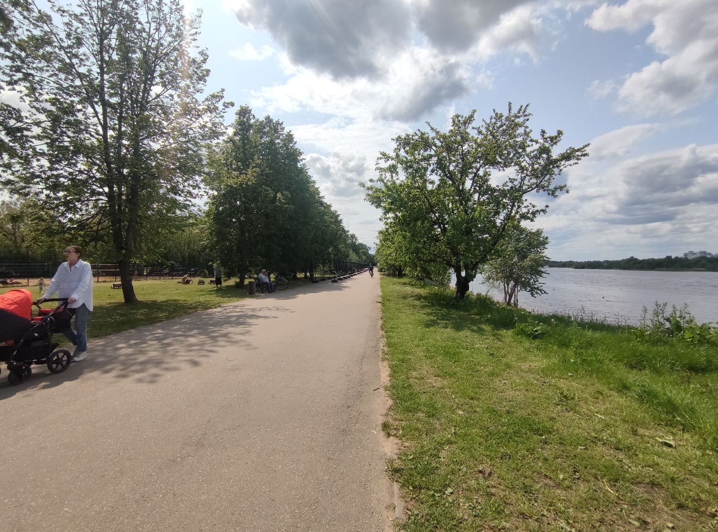 Выставка, подготовка, набережная, Дубна