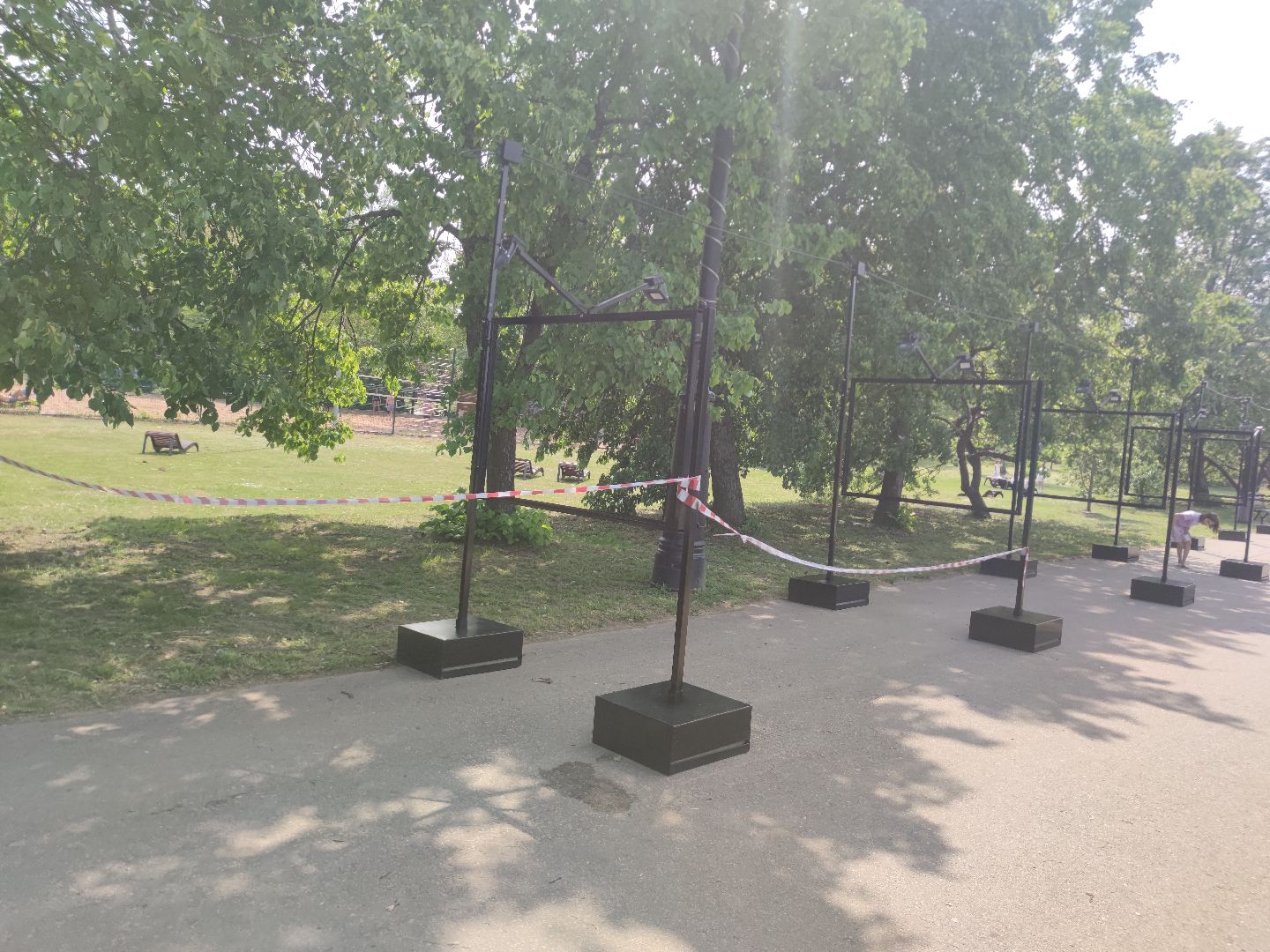 Выставка, подготовка, набережная, Дубна