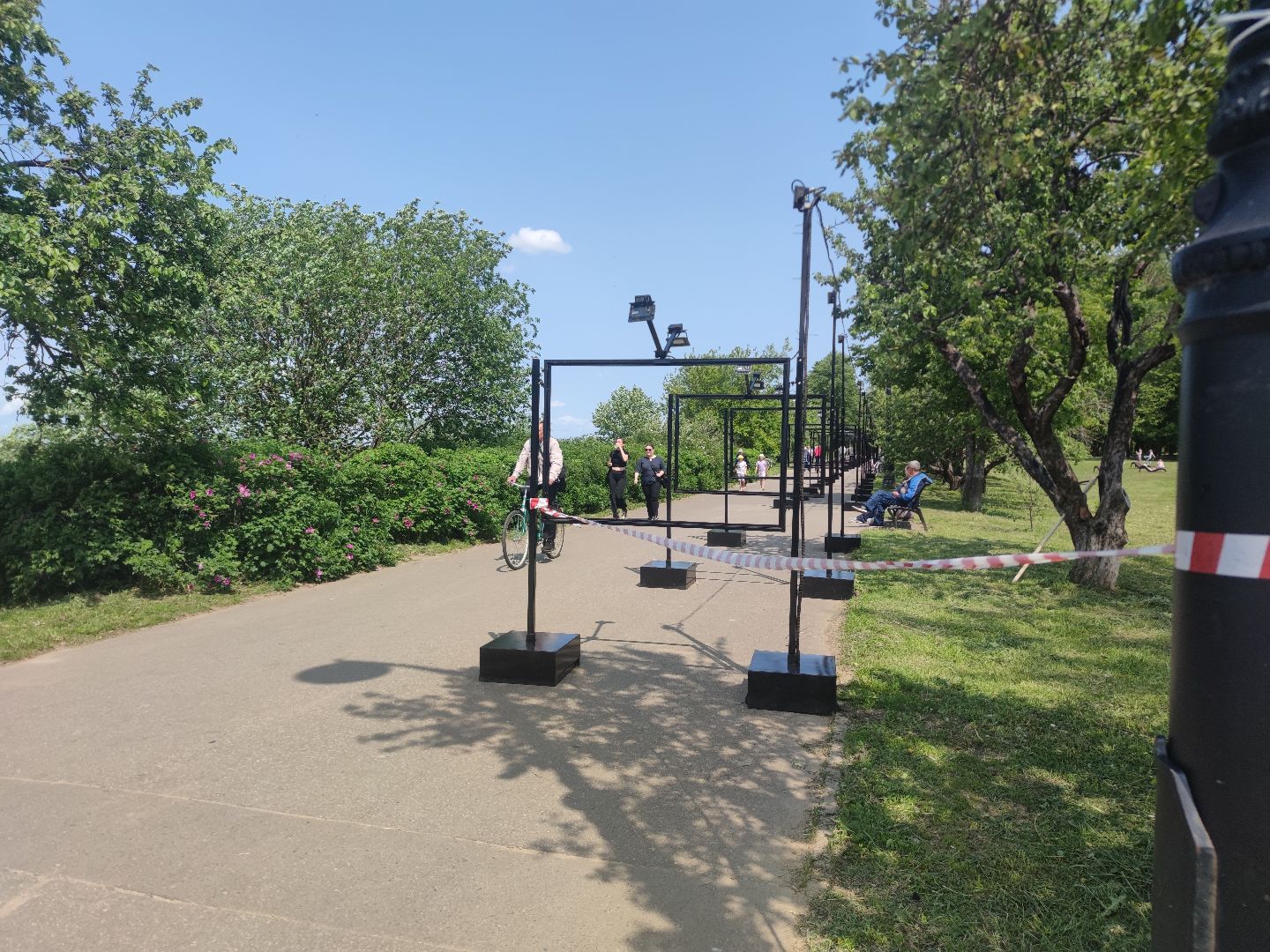 Выставка, подготовка, набережная, Дубна