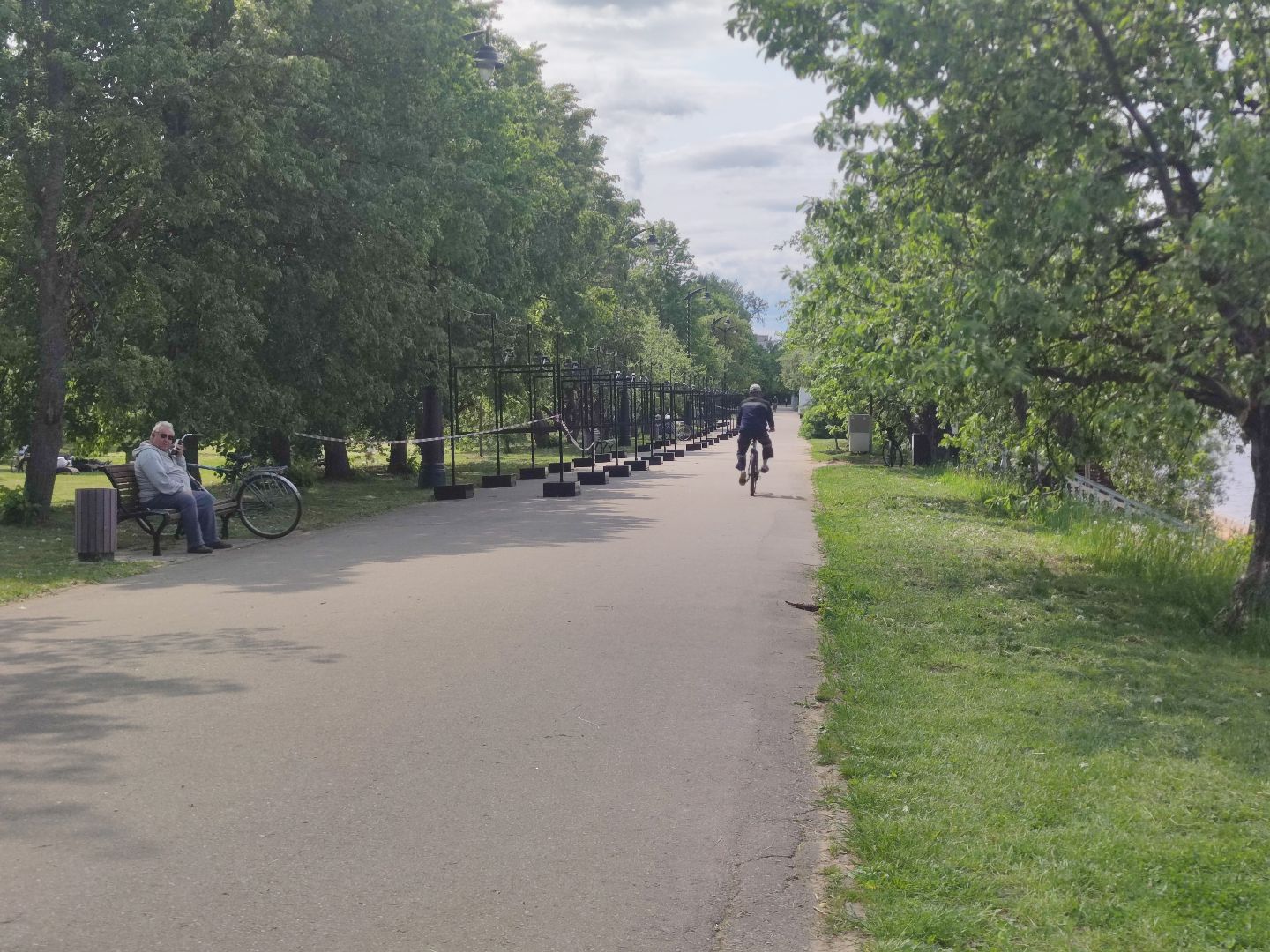 Выставка, подготовка, набережная, Дубна