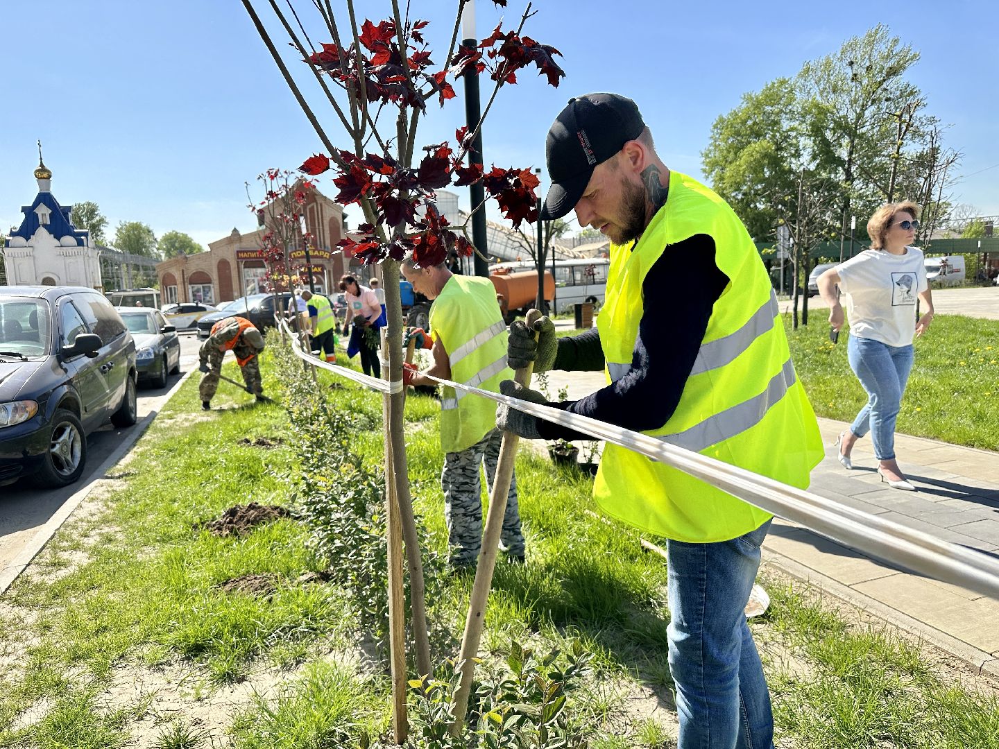 Клин, благоустройство, перемены, общественные пространства
