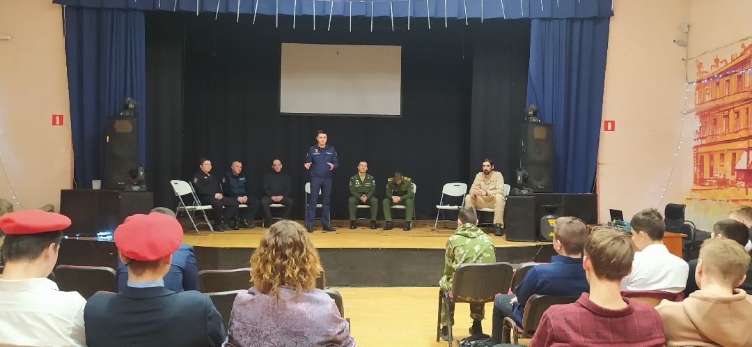 Образование, Щёлково, профессия, встреча, профориентация, военный, спасатель, полицейский, журналист