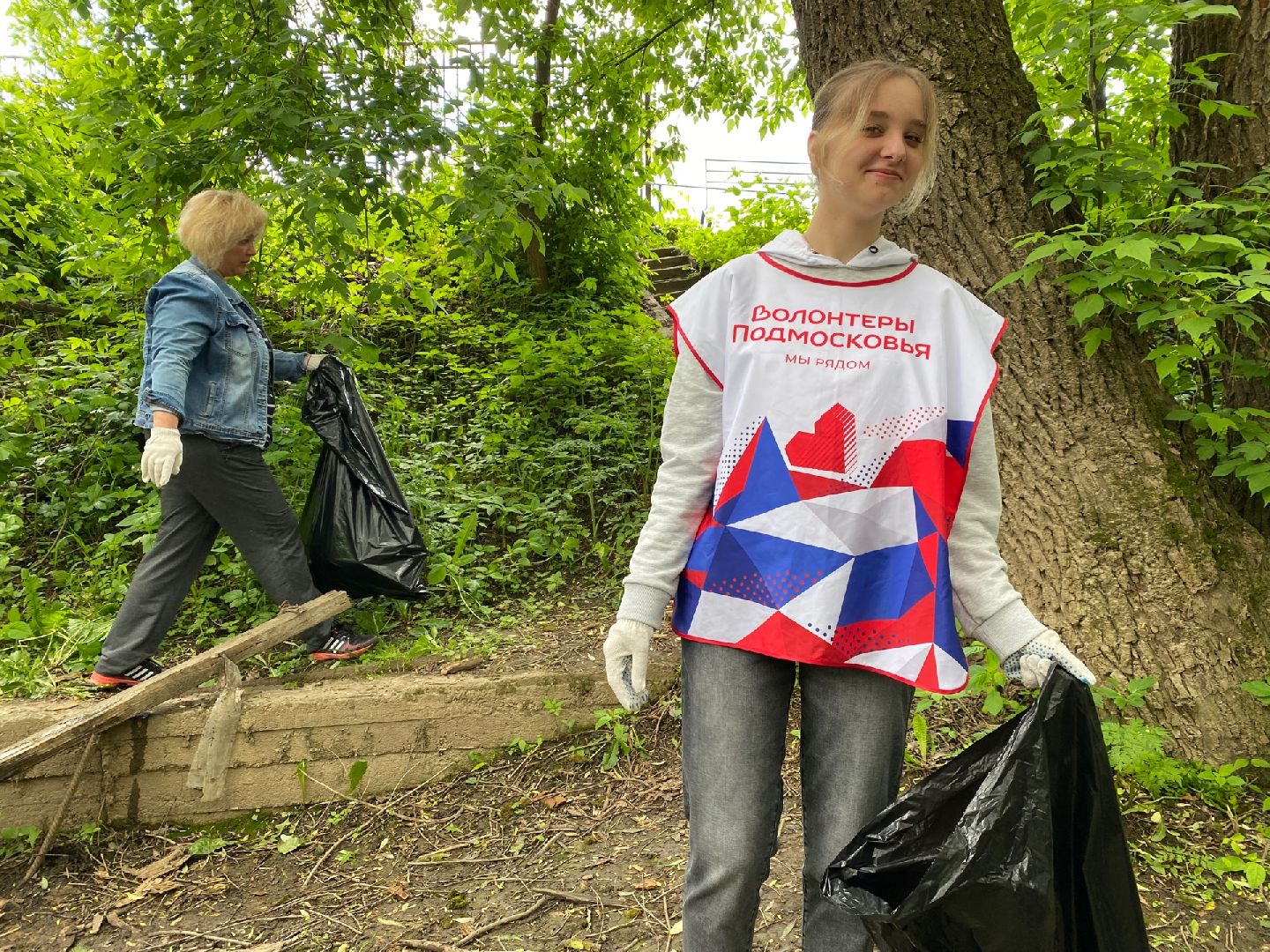Домодедово, экология, уборка территории, берег реки