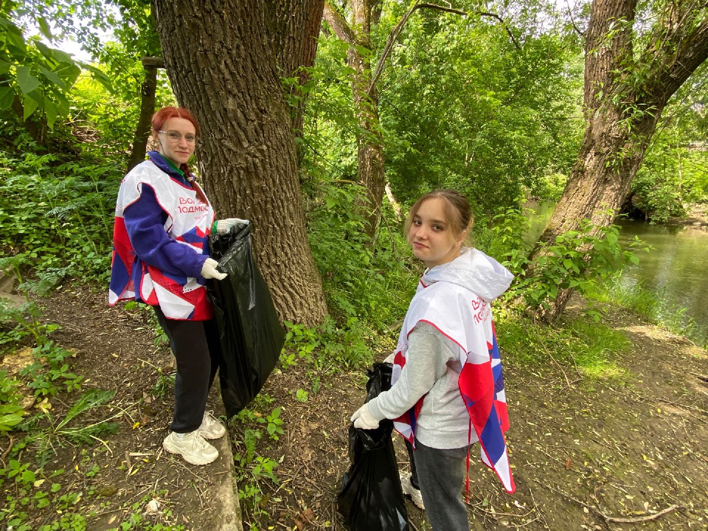 Домодедово, экология, уборка территории, берег реки