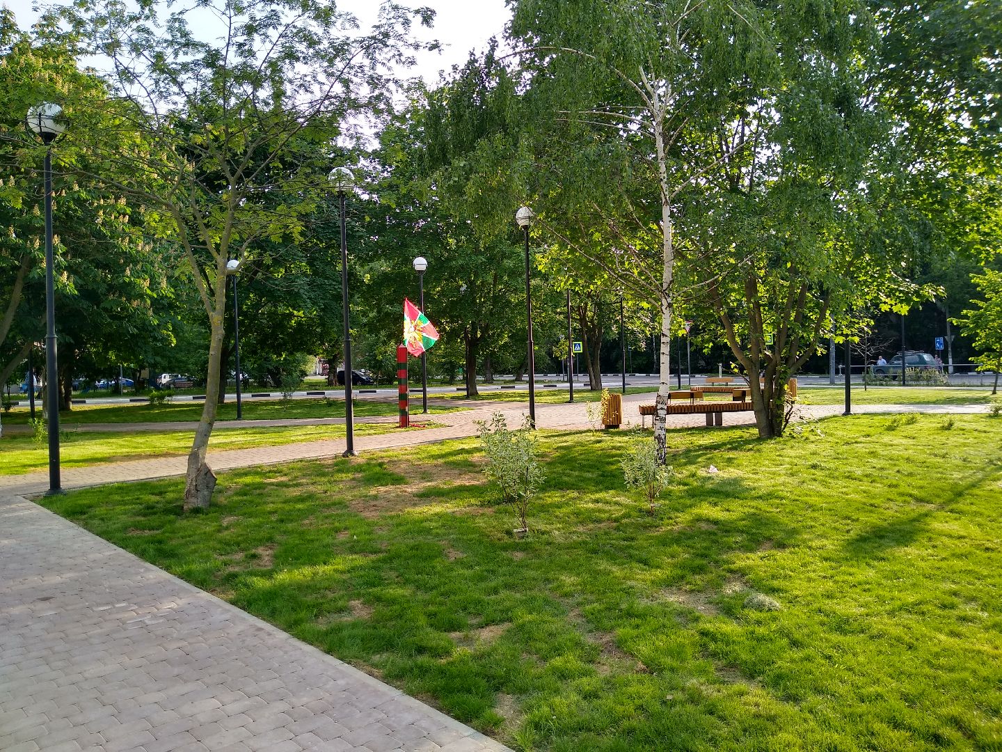 Раменское, благоустройство, музей боевой техники, пограничный столб