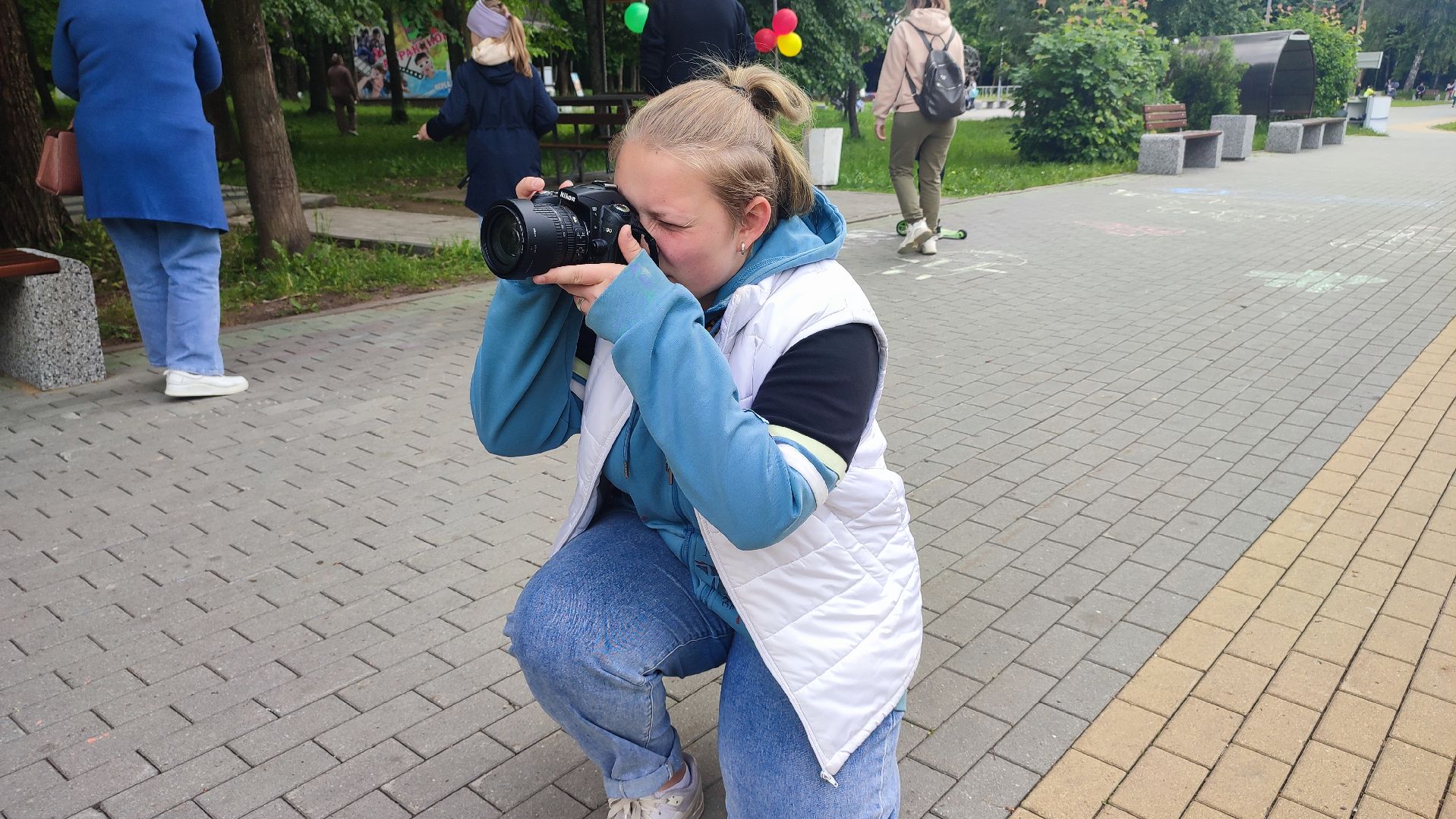 Кашира, парк, фотограф, волонтеры