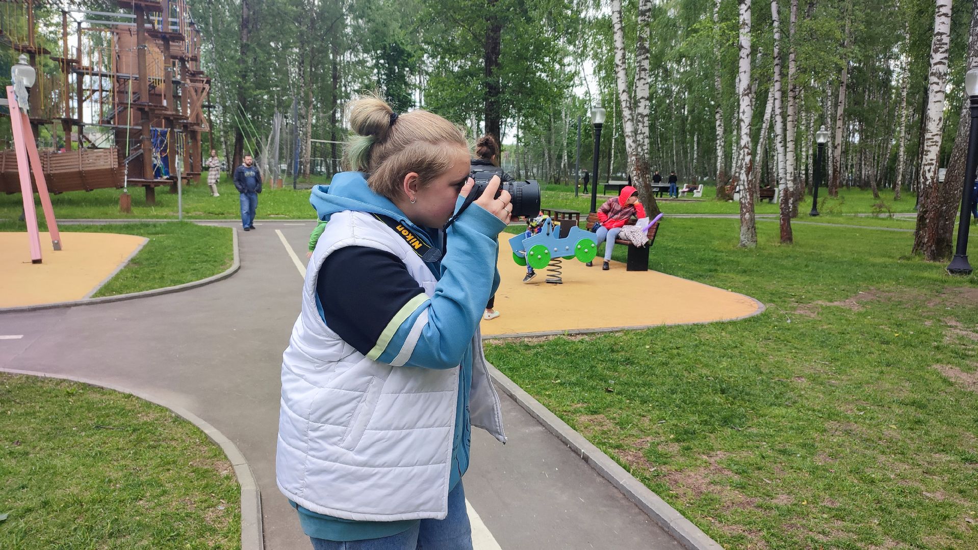 Кашира, парк, фотограф, волонтеры