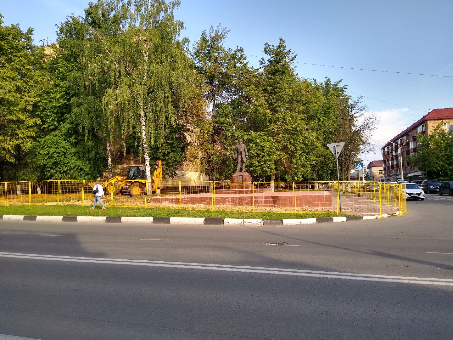 Раменское, благоустройство, сквер у ДК Сатурн