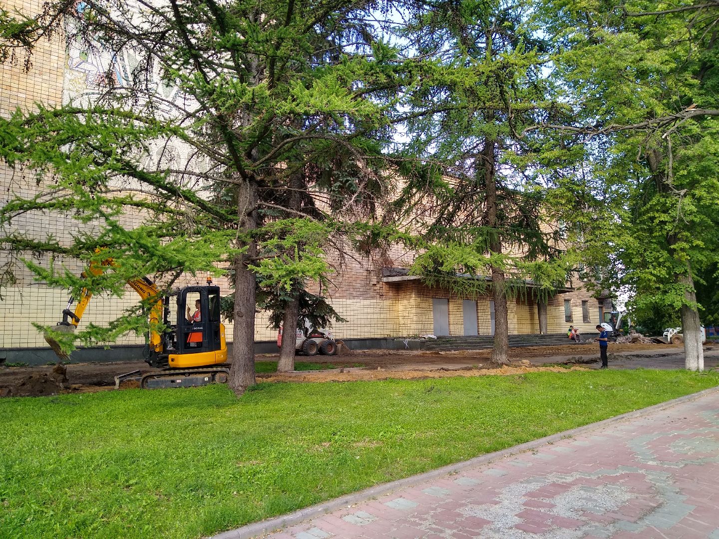 Раменское, благоустройство, сквер у ДК Сатурн