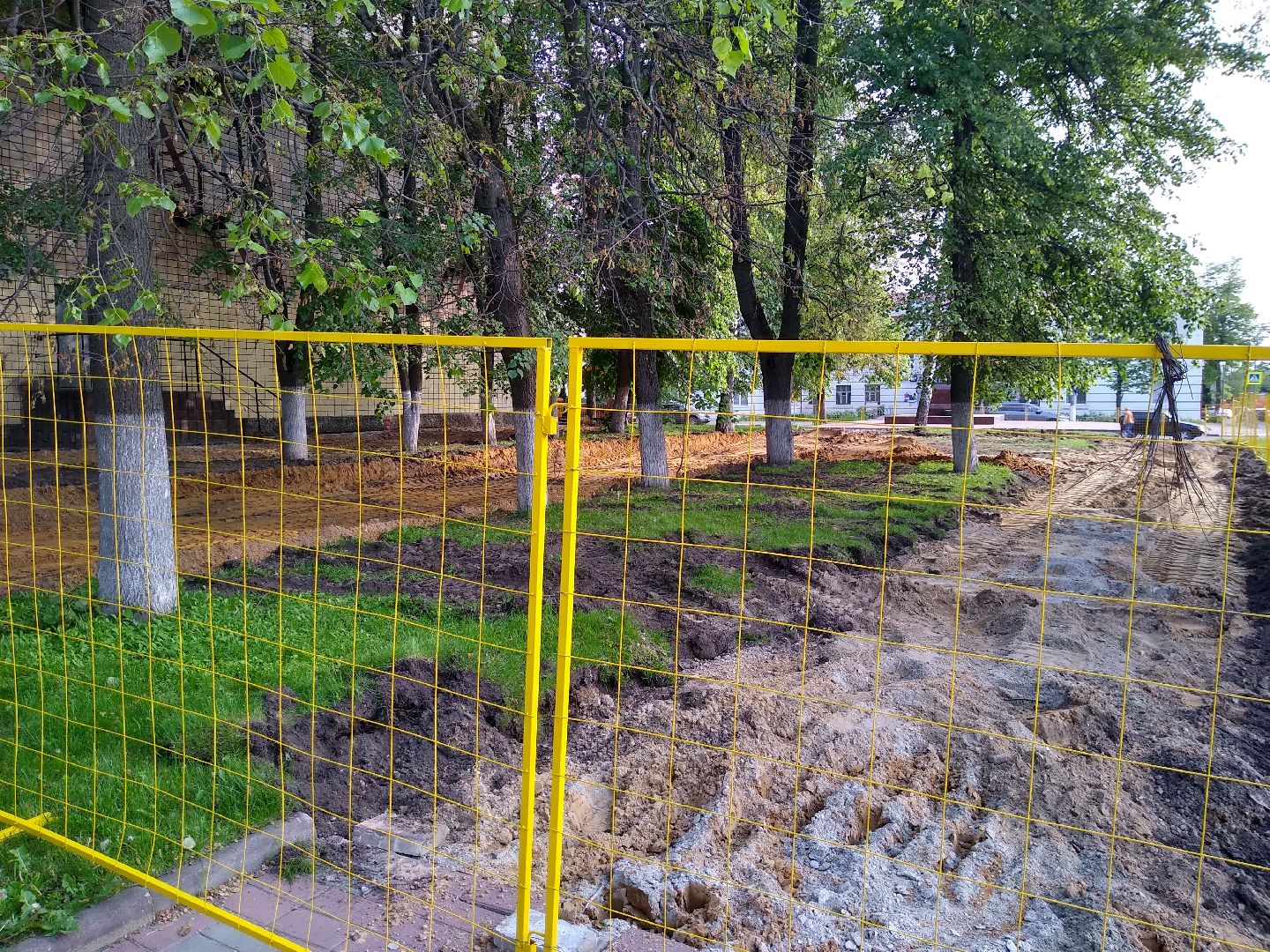 Раменское, благоустройство, сквер у ДК Сатурн