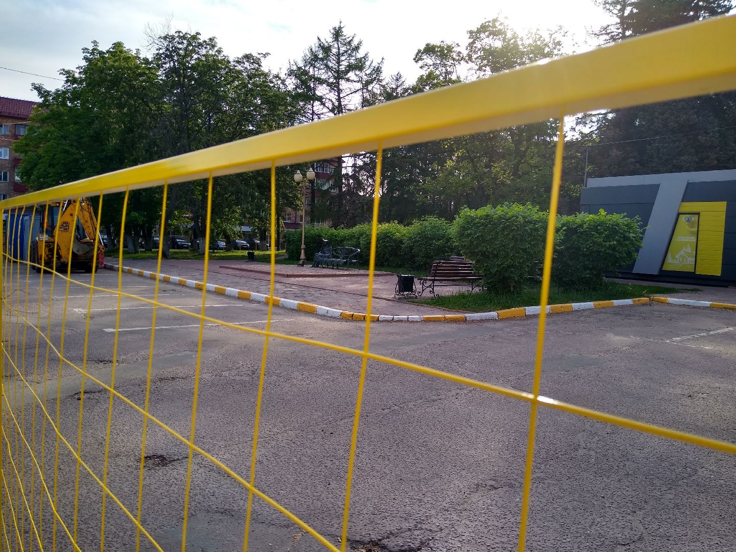 Раменское, благоустройство, сквер у ДК Сатурн