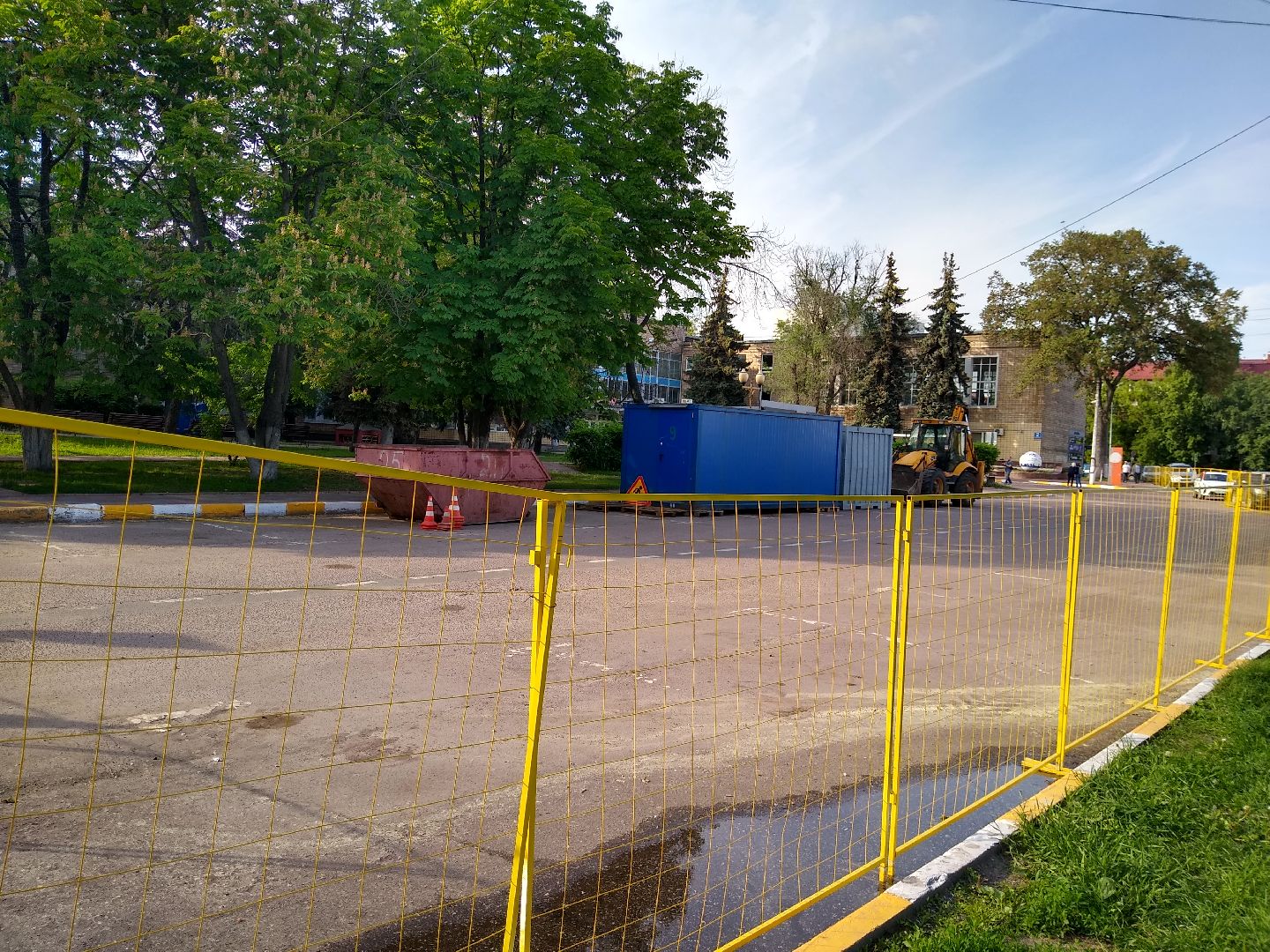 Раменское, благоустройство, сквер у ДК Сатурн