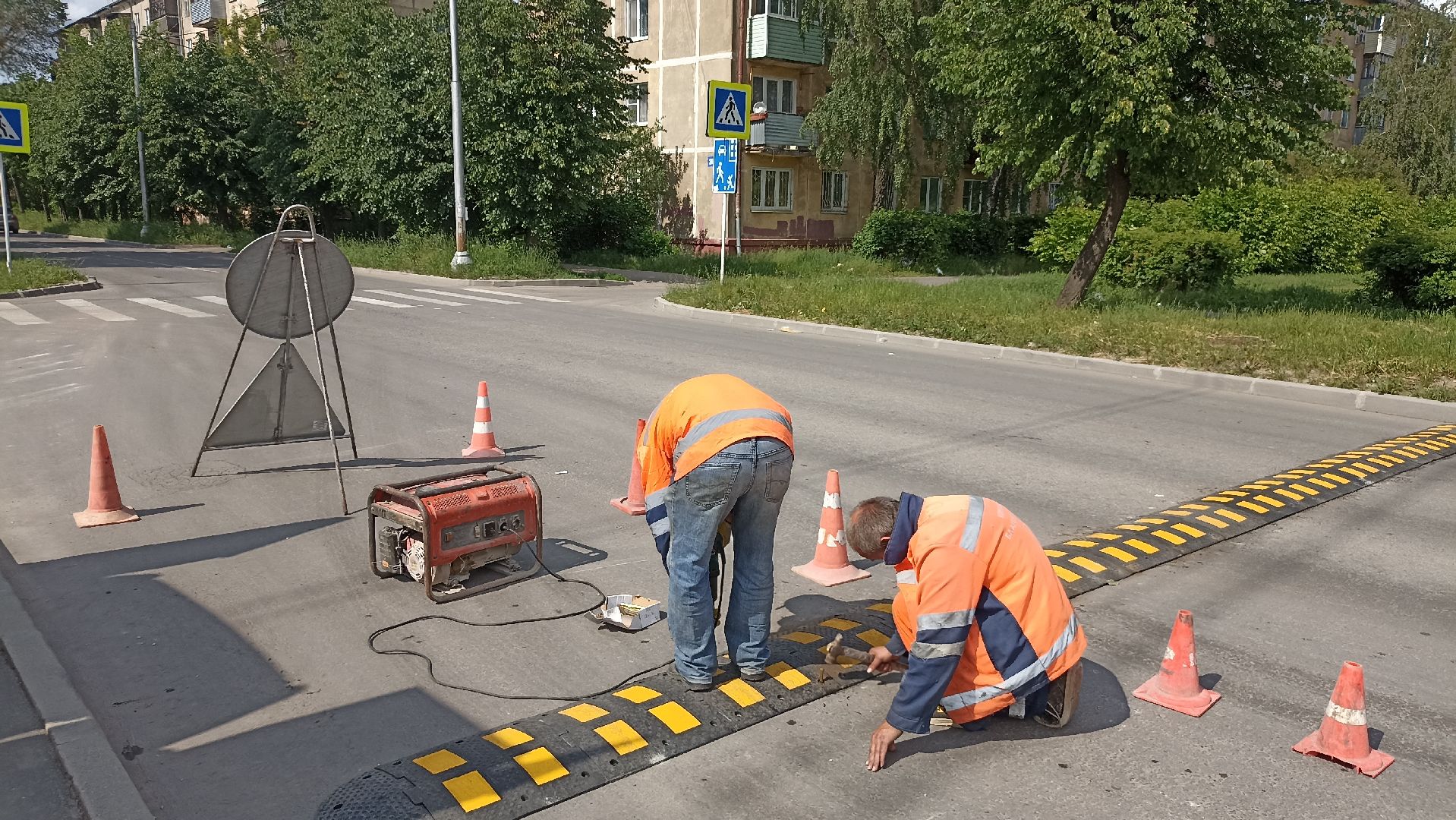Серпухов, Подмосковье, дороги, безопасность, лежачий полицейский