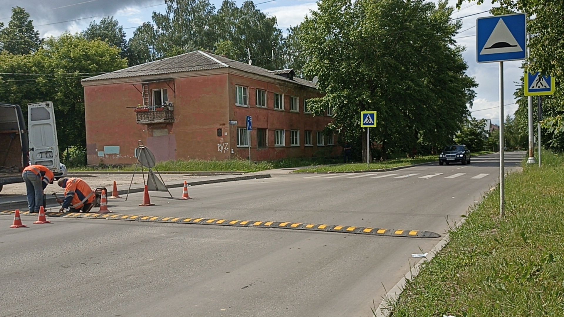 Серпухов, Подмосковье, дороги, безопасность, лежачий полицейский