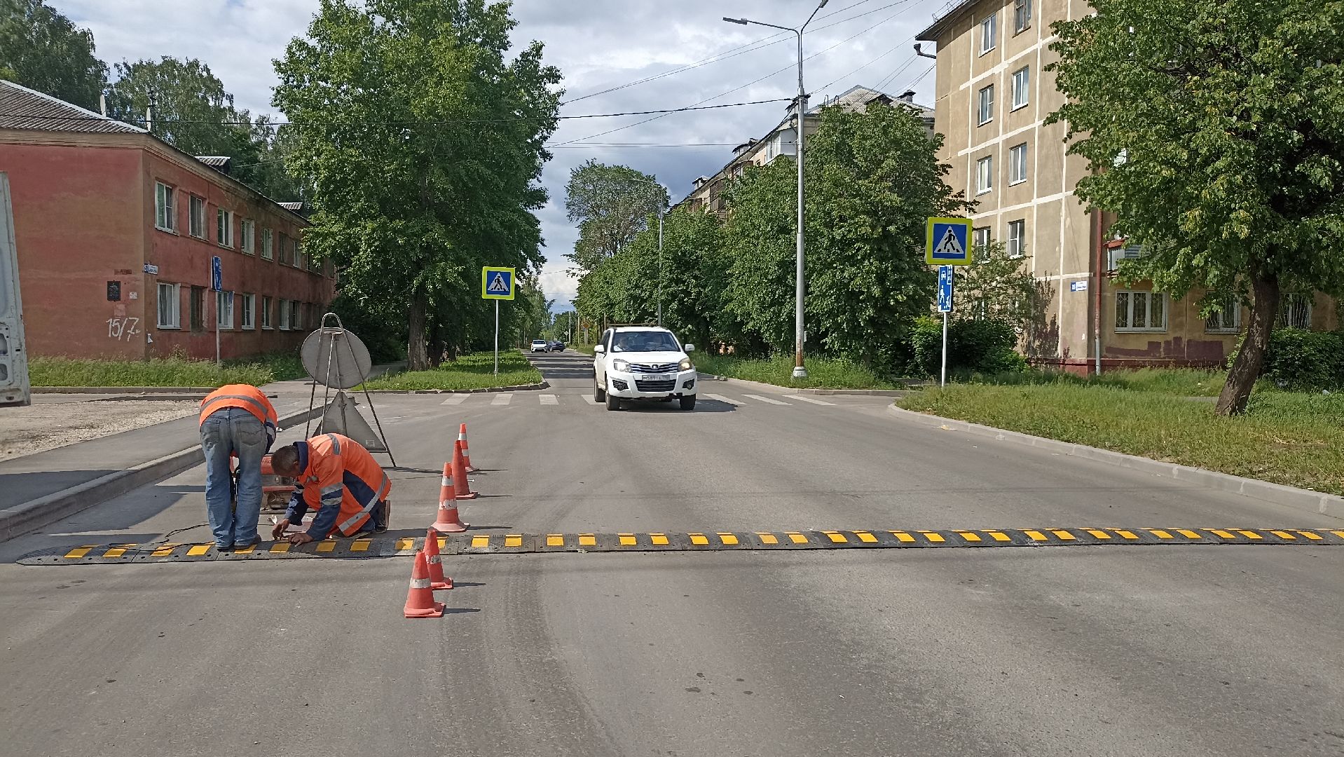 Серпухов, Подмосковье, дороги, безопасность, лежачий полицейский